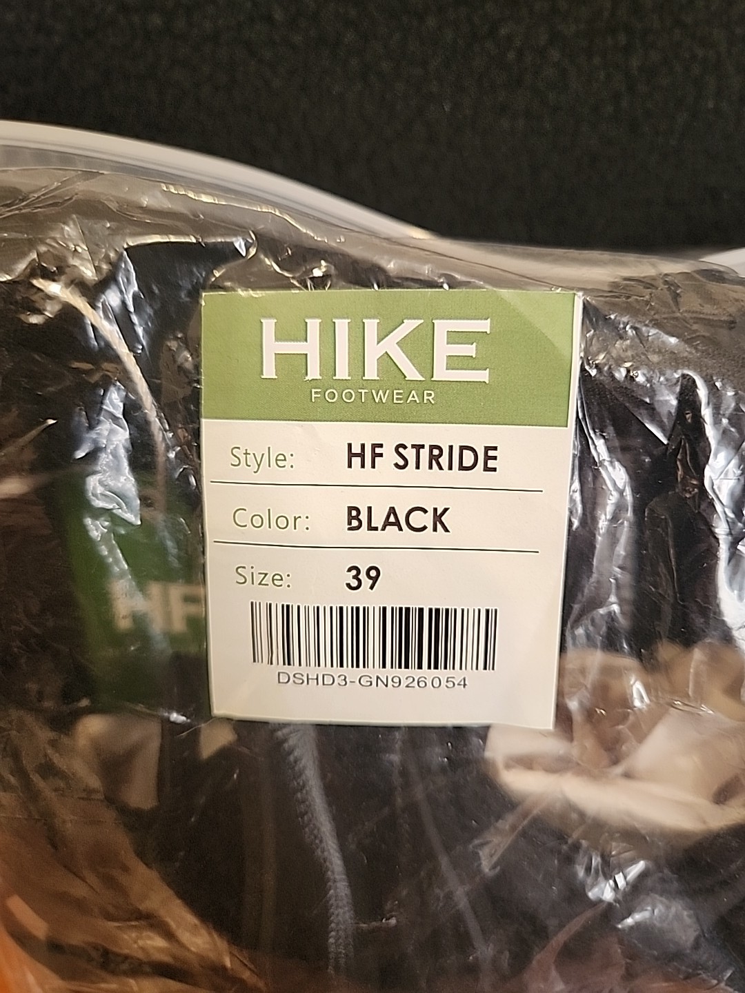 Hike Footwear HF Stride Hike Shoes Black EU 39 US Women’s 8 – 8.5