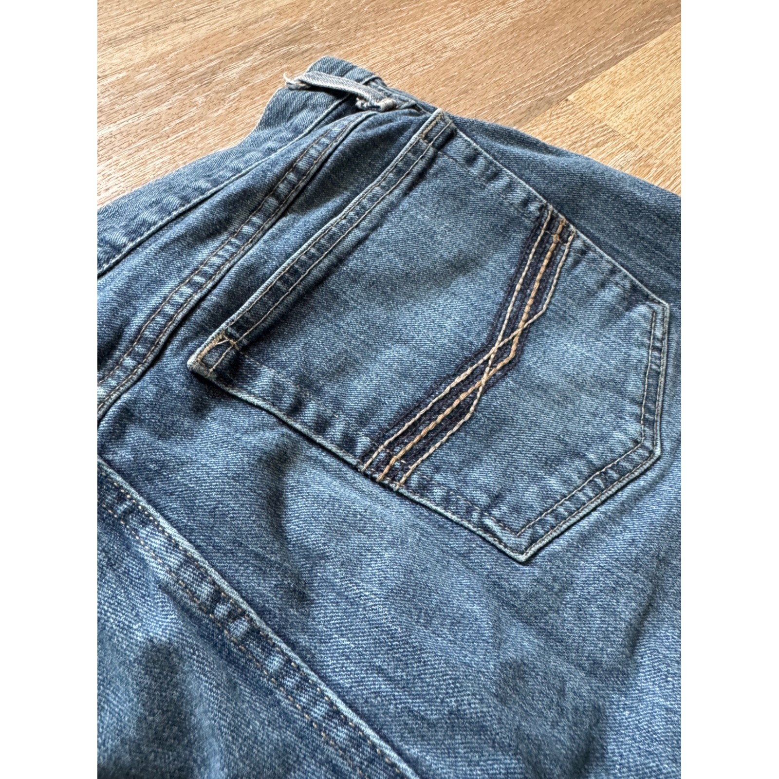 Ariat M4 Relaxed Boot Cut Jeans Mens 34×32 Kilroy Blue Denim 10022676 Legacy