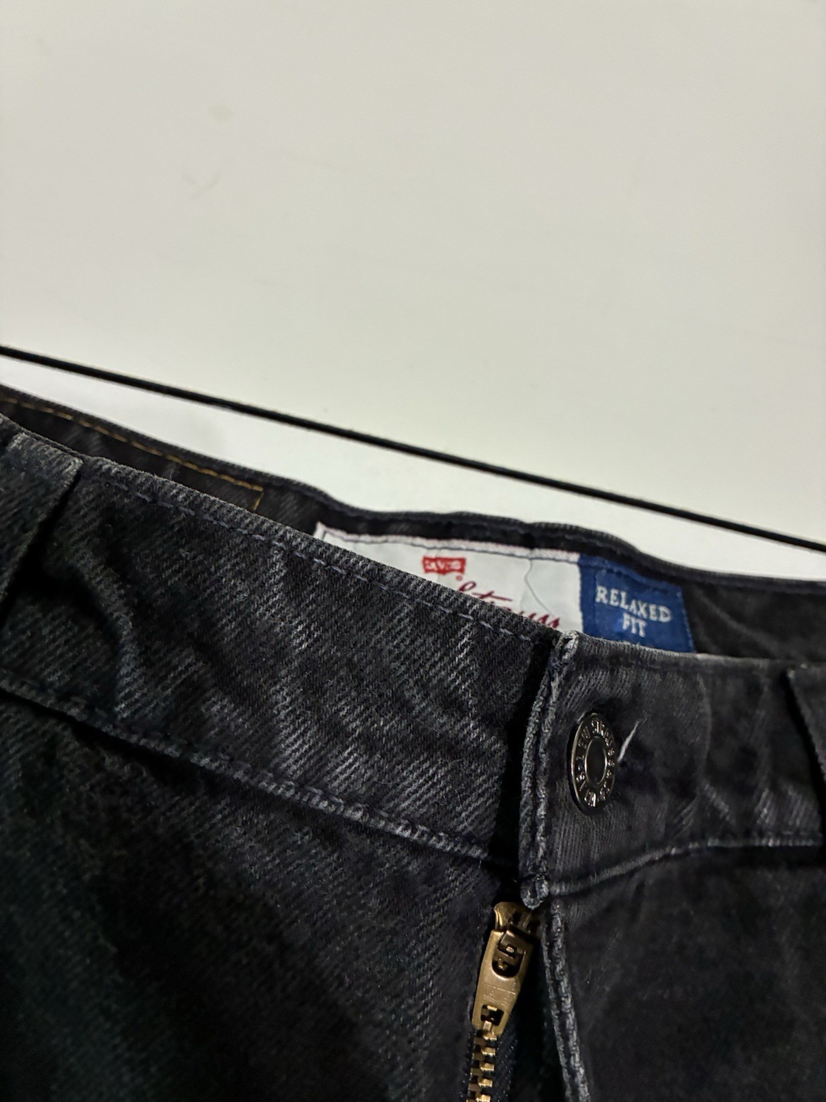 Levi’s 540 Jeans 38×30 Black Relaxed Fit Signature Series Denim Skater Baggy 90s