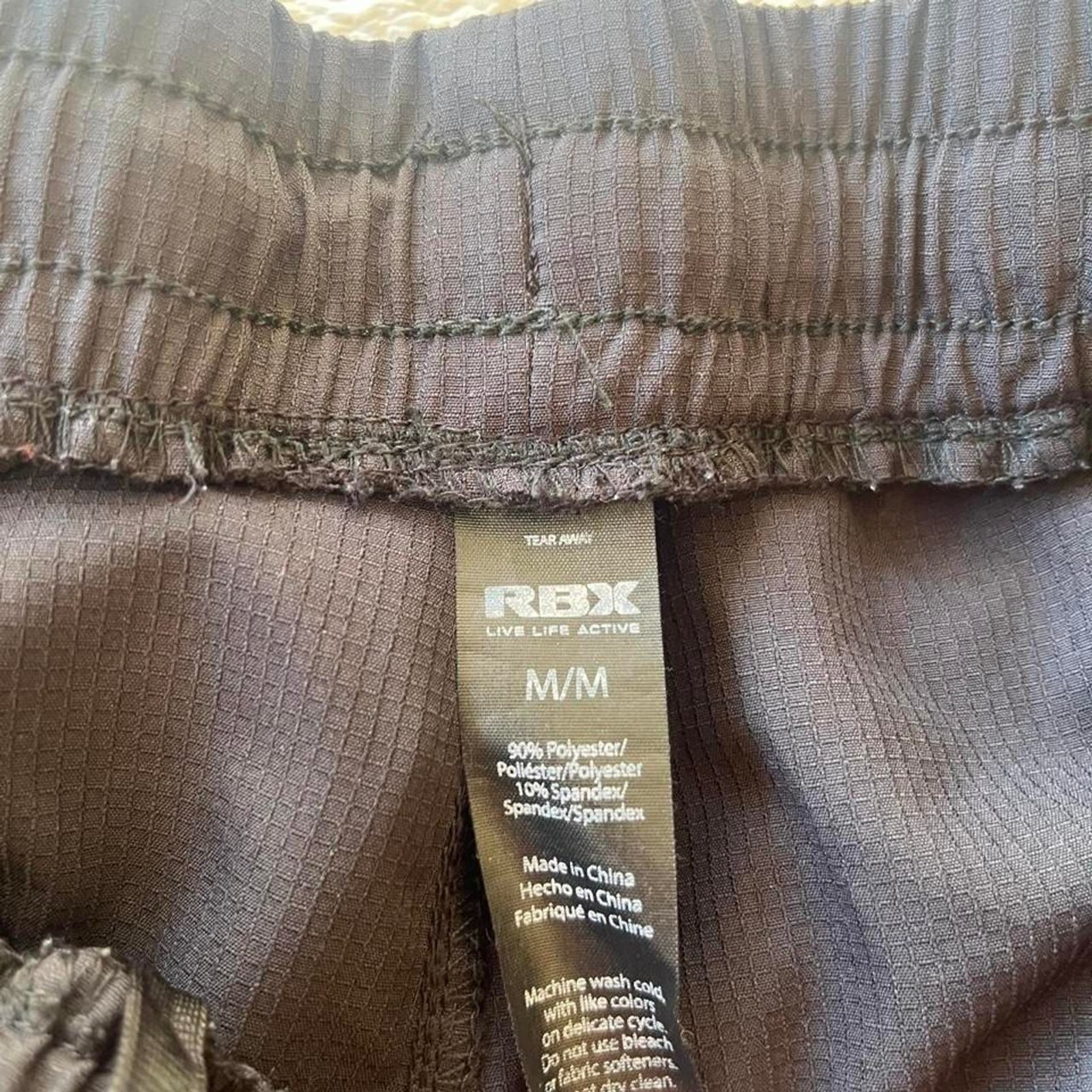 Rbx Men’s Black and Grey Shorts