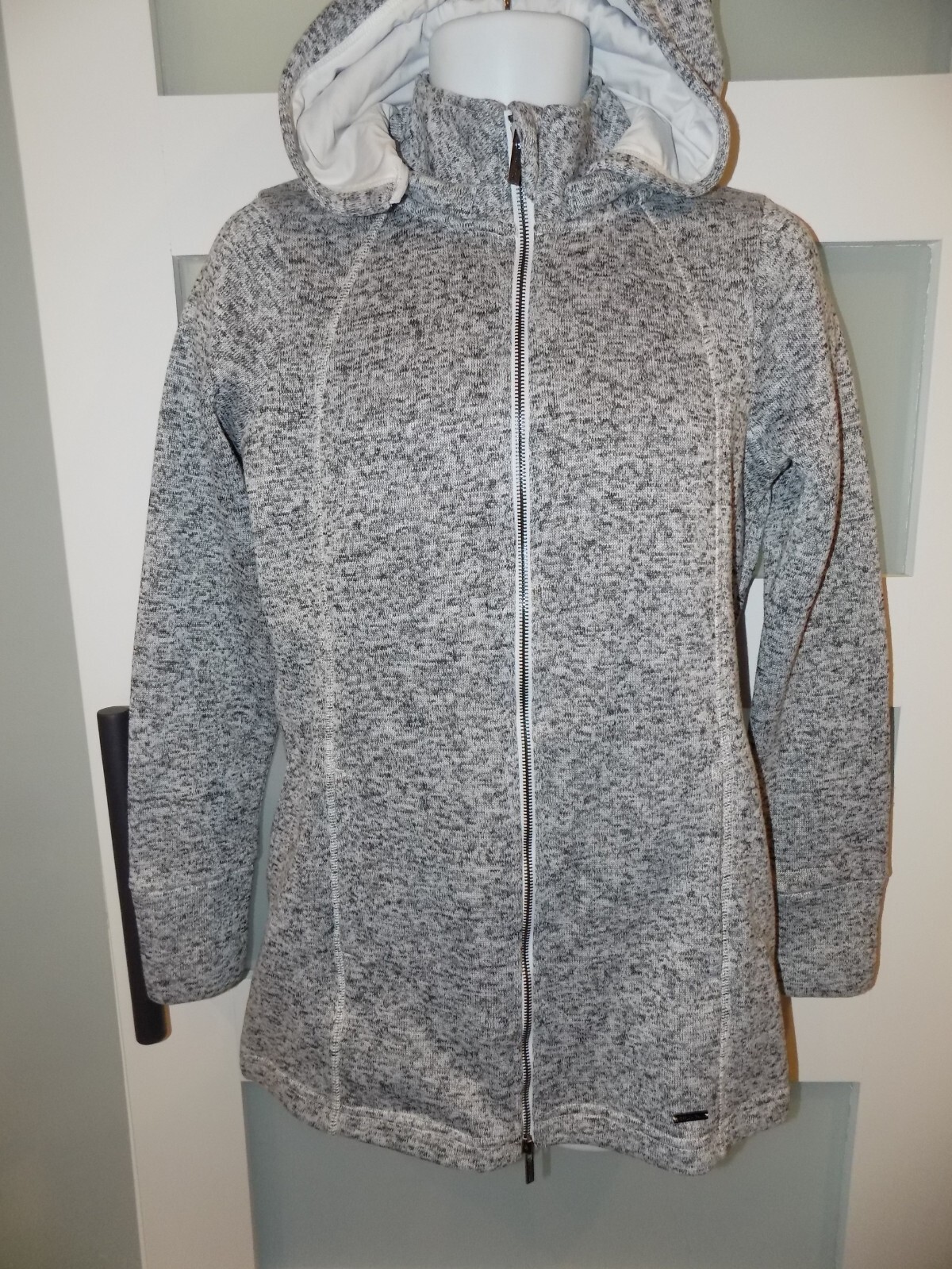 Freedom Trail by Kyodan Full Zip Fleece Jacket Hooded Gray Size M Women’s NWOT
