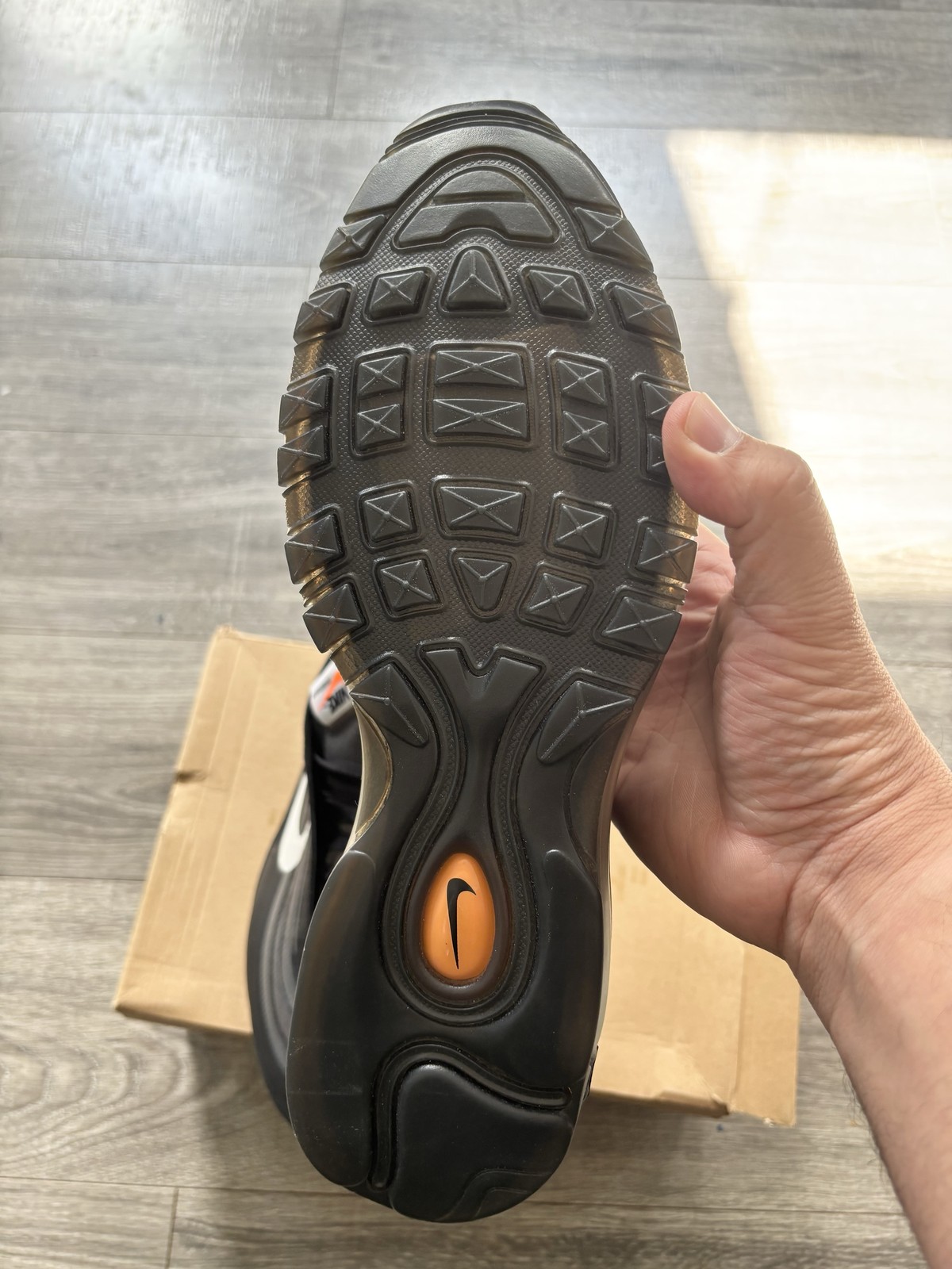 Size 13 – Nike Air Max 97 Off-White Black – New