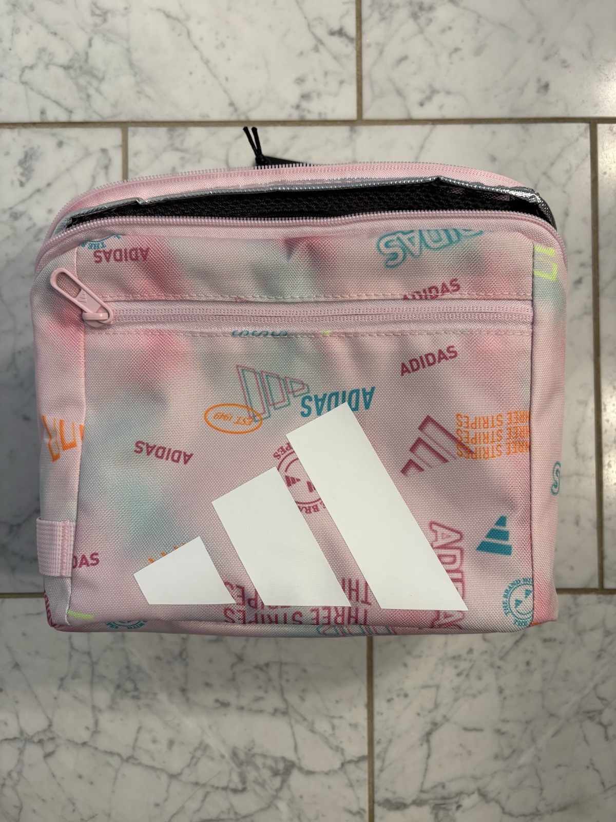 MATCHING SET Adidas Affiliate Lunchbox & 18in Backpack W/ Laptop Sleeve Pink