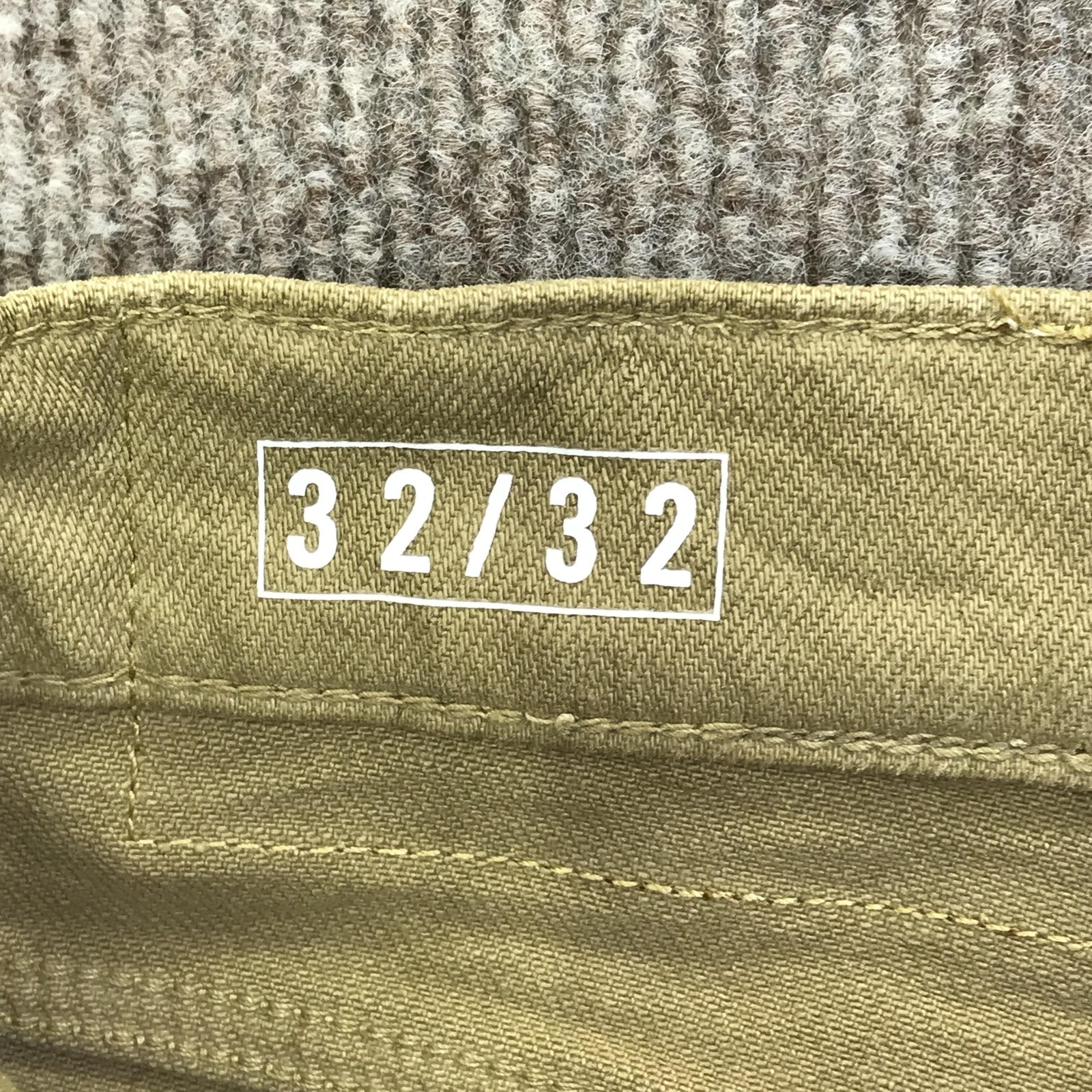 New Nautica Vintage Straight Jeans Mens 32×32 Beige Desert Khaki Denim Sample
