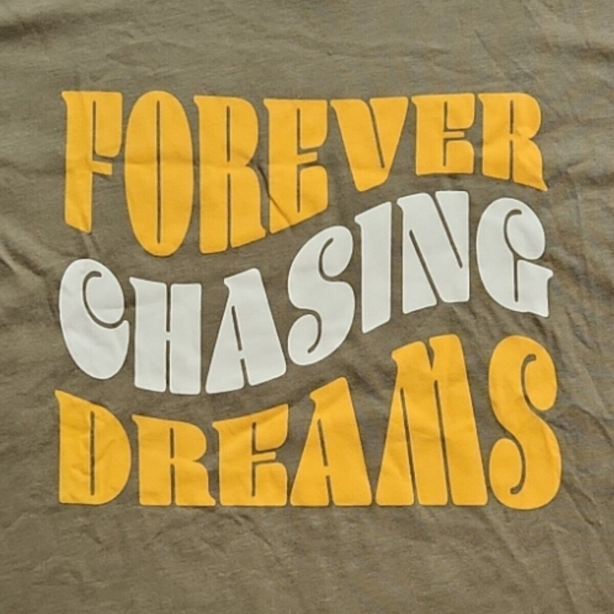 Lularoe “Forever Chasing Dreams” Medium Rocker Graphic T Novelty Retro NEW!