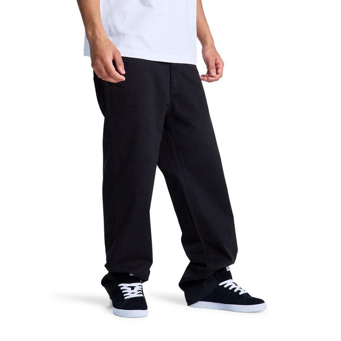 DC Worker Relaxed Chino Pants – Black (SP26)