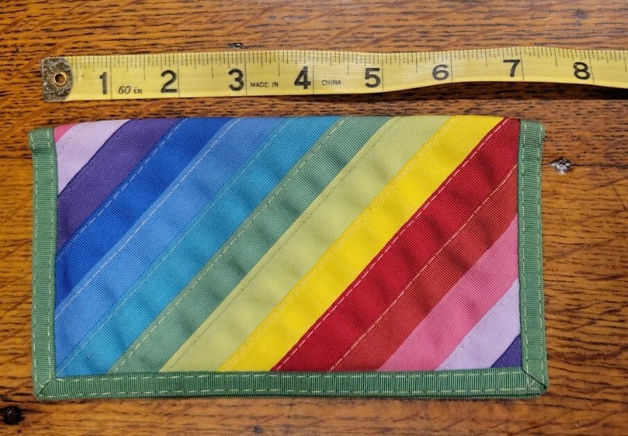Vintage Carole Jackson Color Me Beautiful Rainbow LGBTQ Clutch Notes Coupon List