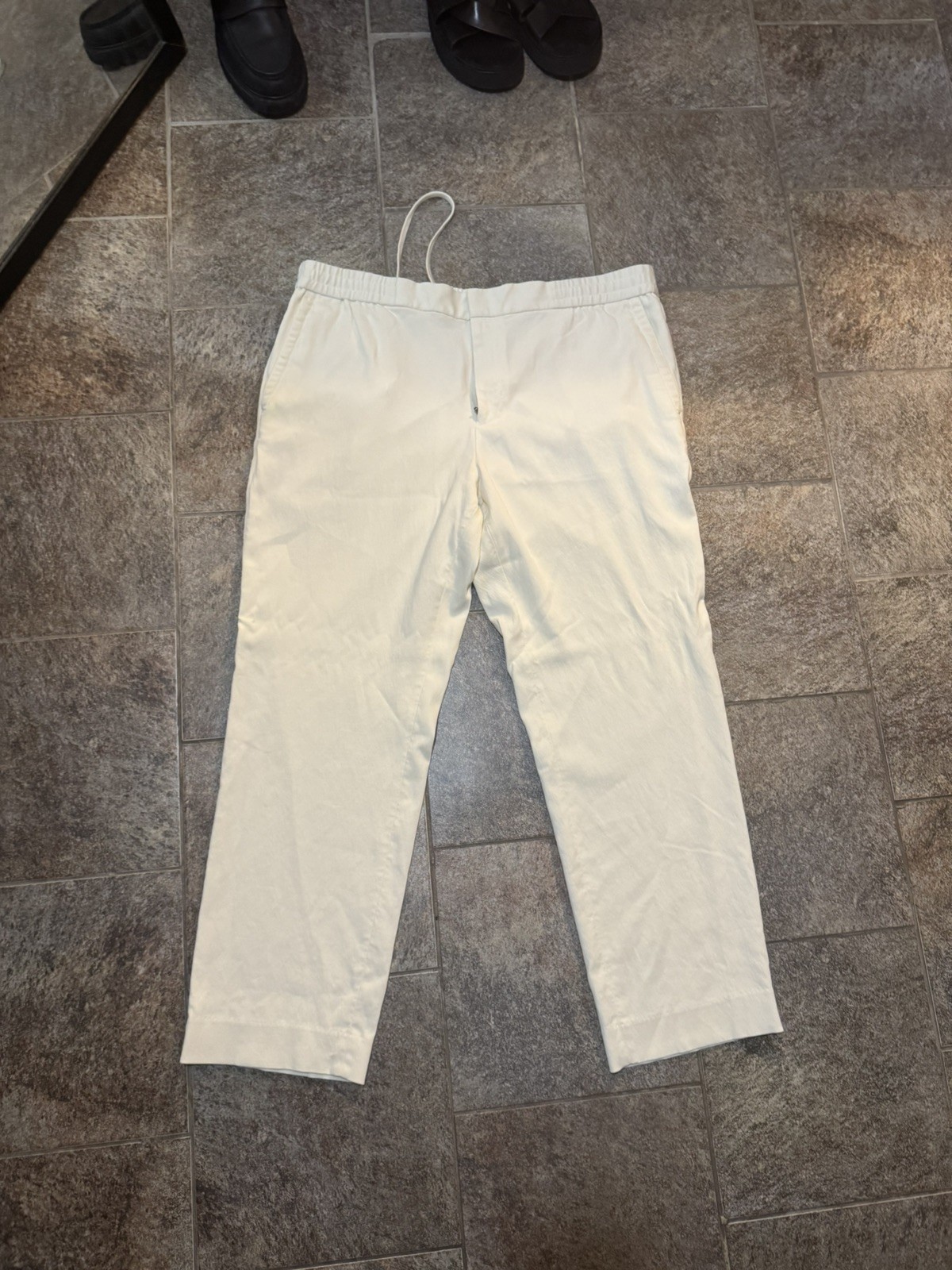 VINCE Owen Drawstring Pants Lyocell Cotton Size XXL Classic Fit