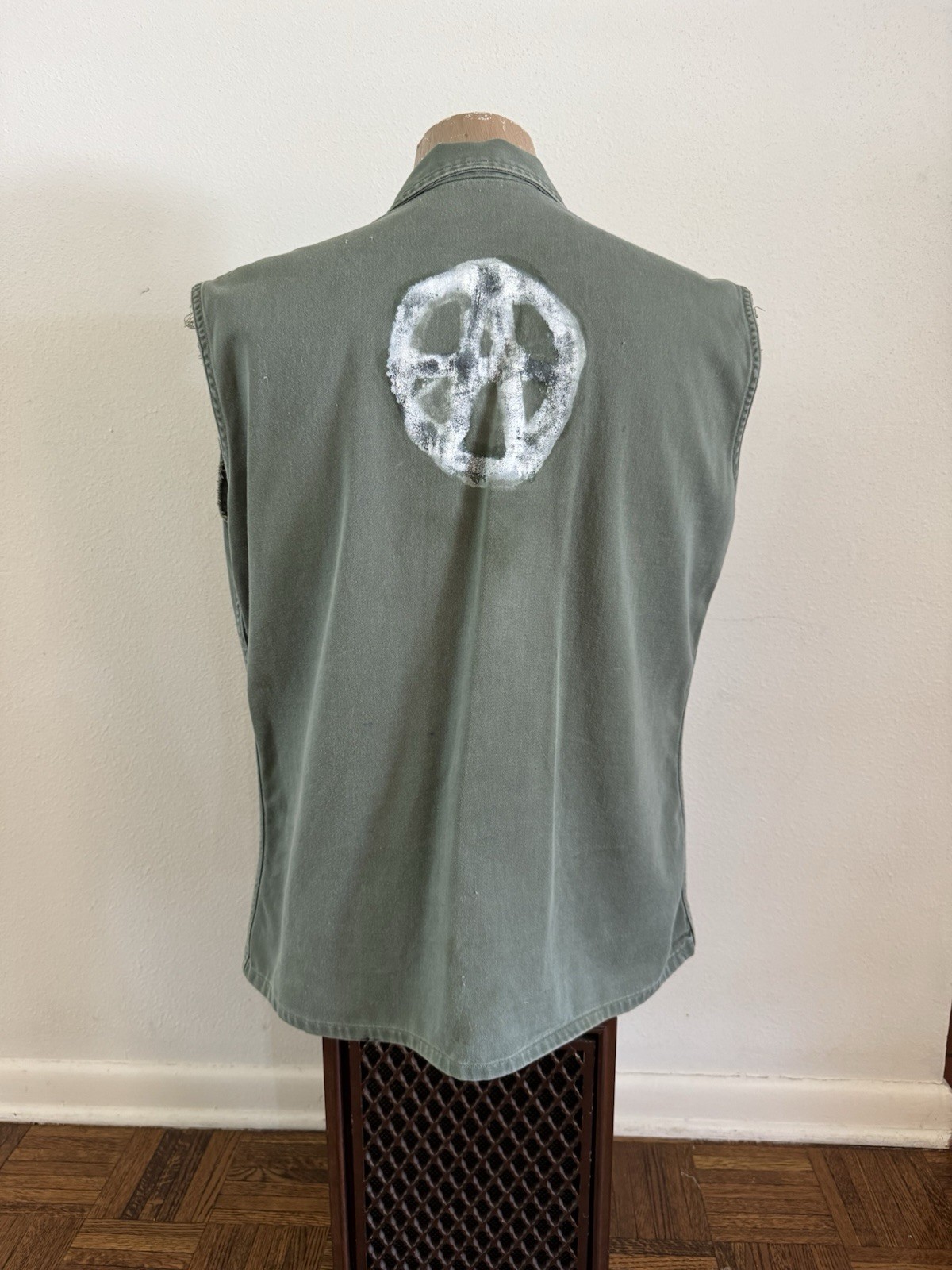 1950s Vtg Korean War US Army 13 Star Utility Shirt Military Punk Rock Skate 50s
