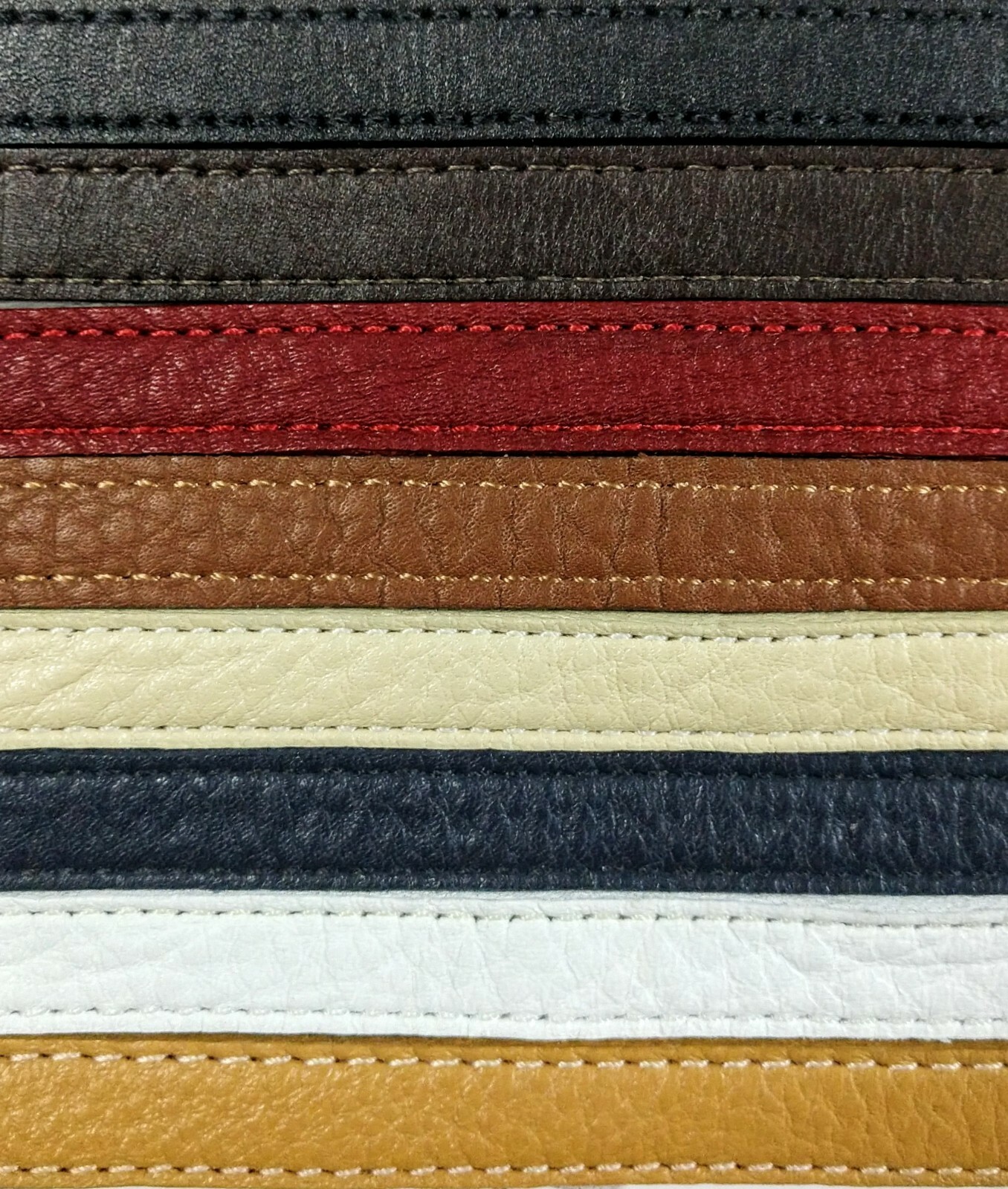 Two 1/2″ Wide Genuine Leather Replacement Belt Keeper Loops 8 Colors / 5 Sizes