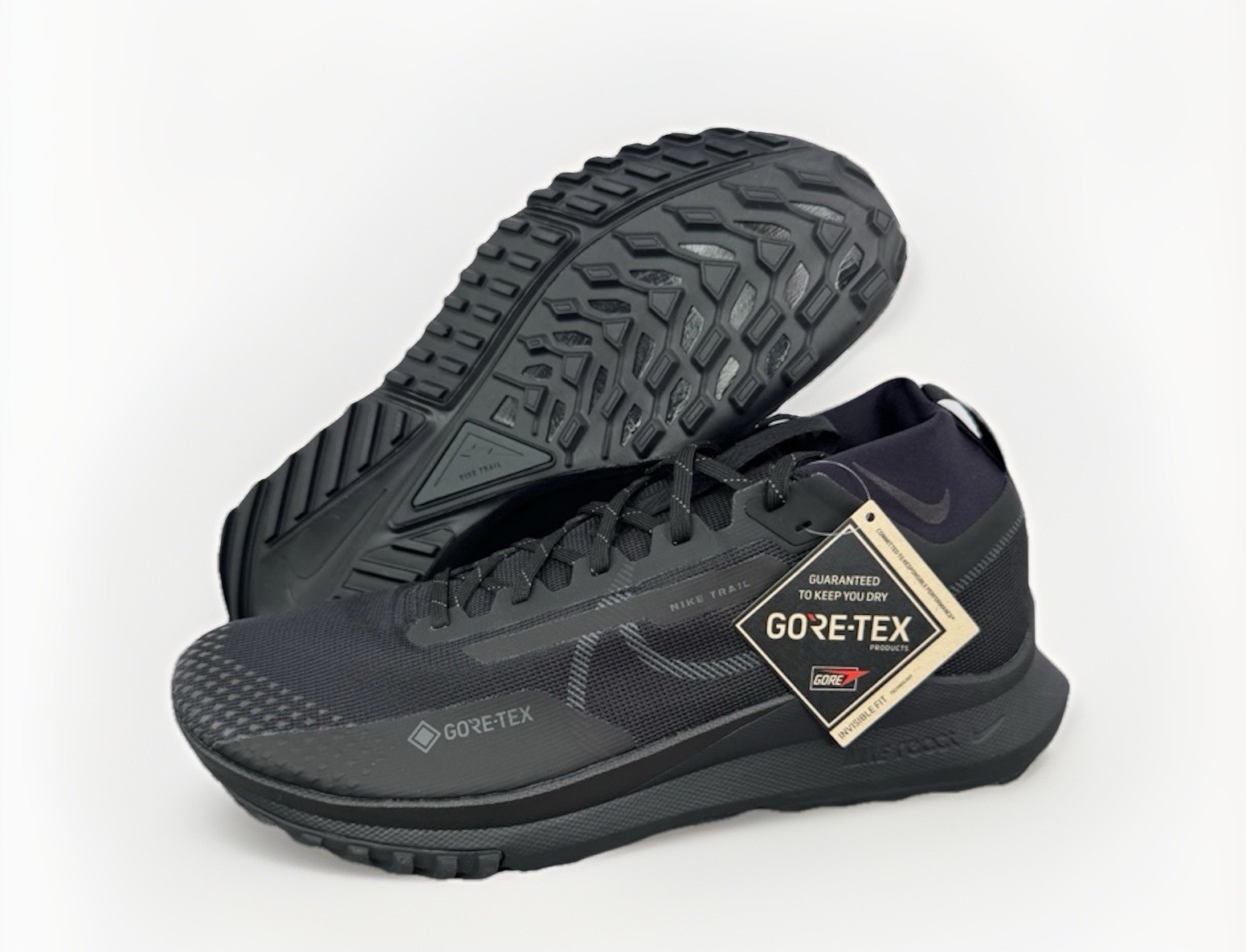 Nike React Pegasus Trail 4 Gore-Tex Sneakers HM9728-002 Men’s Size 9.5-13