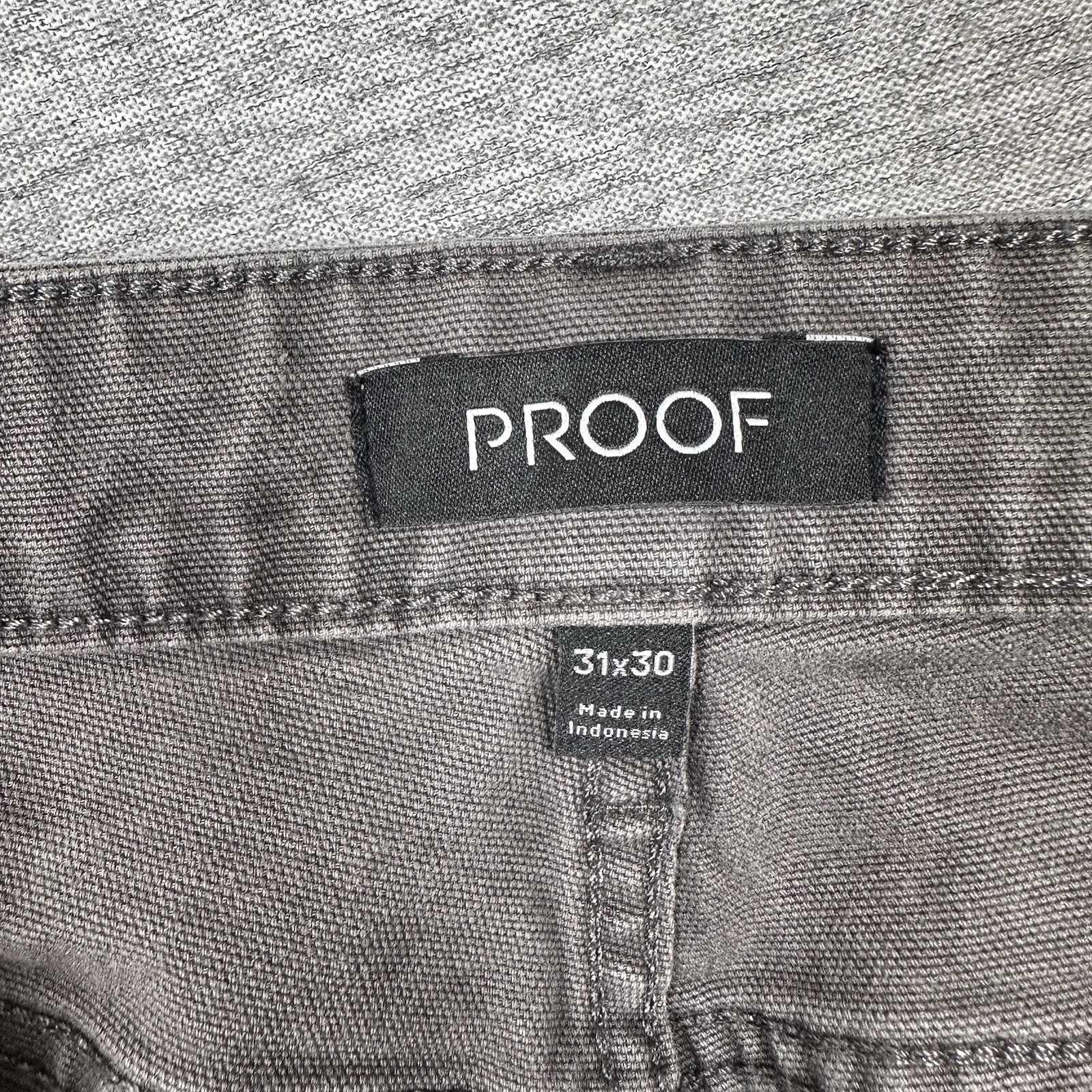 Proof Pants Mens 31×29 Gray Rover Canvas Straight Travel Workwear Huckberry