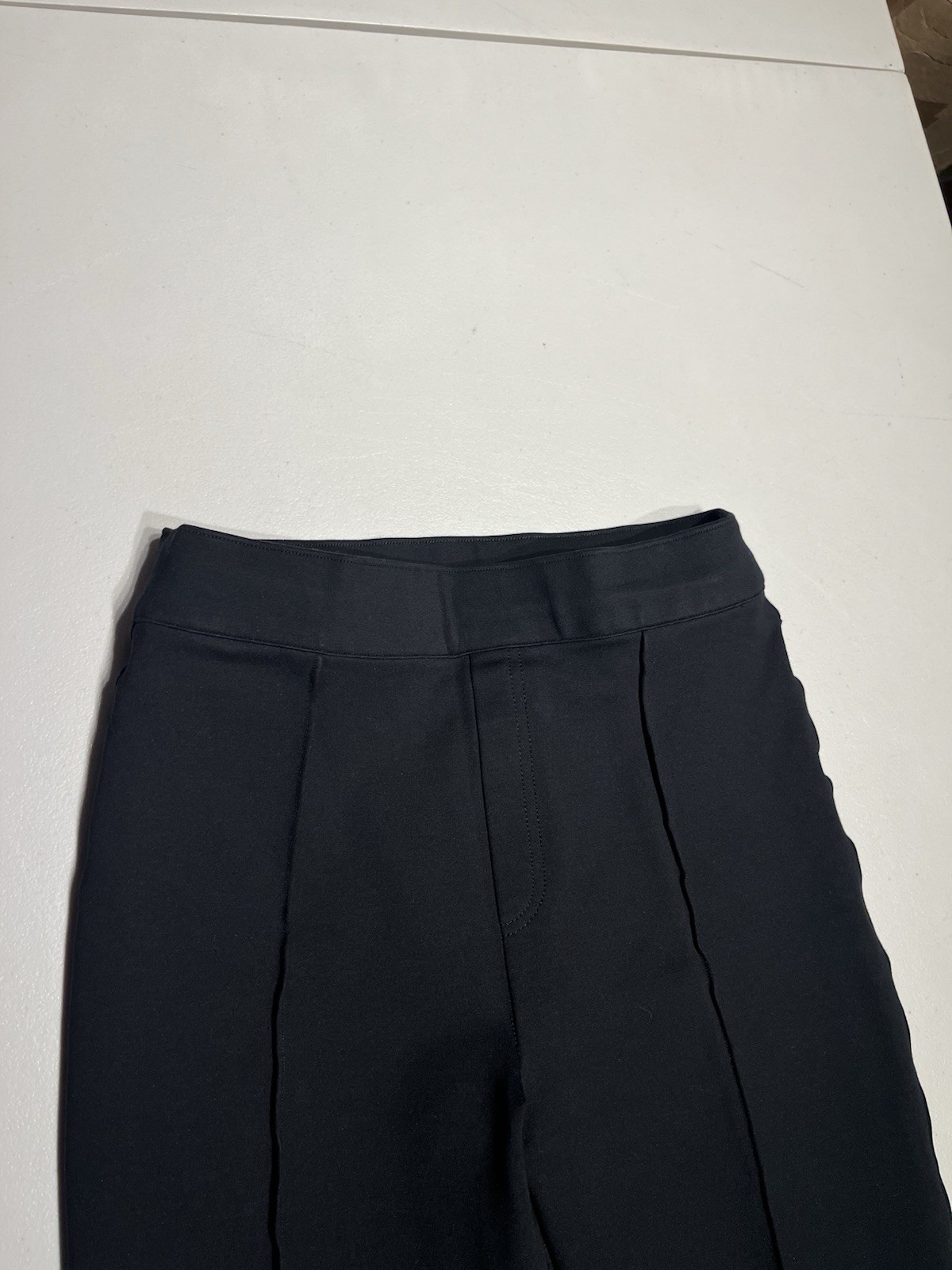 Spanx Pants Women’s Medium Ponte Flared Black Casual Pull On Rayon Nylon 28×30.5