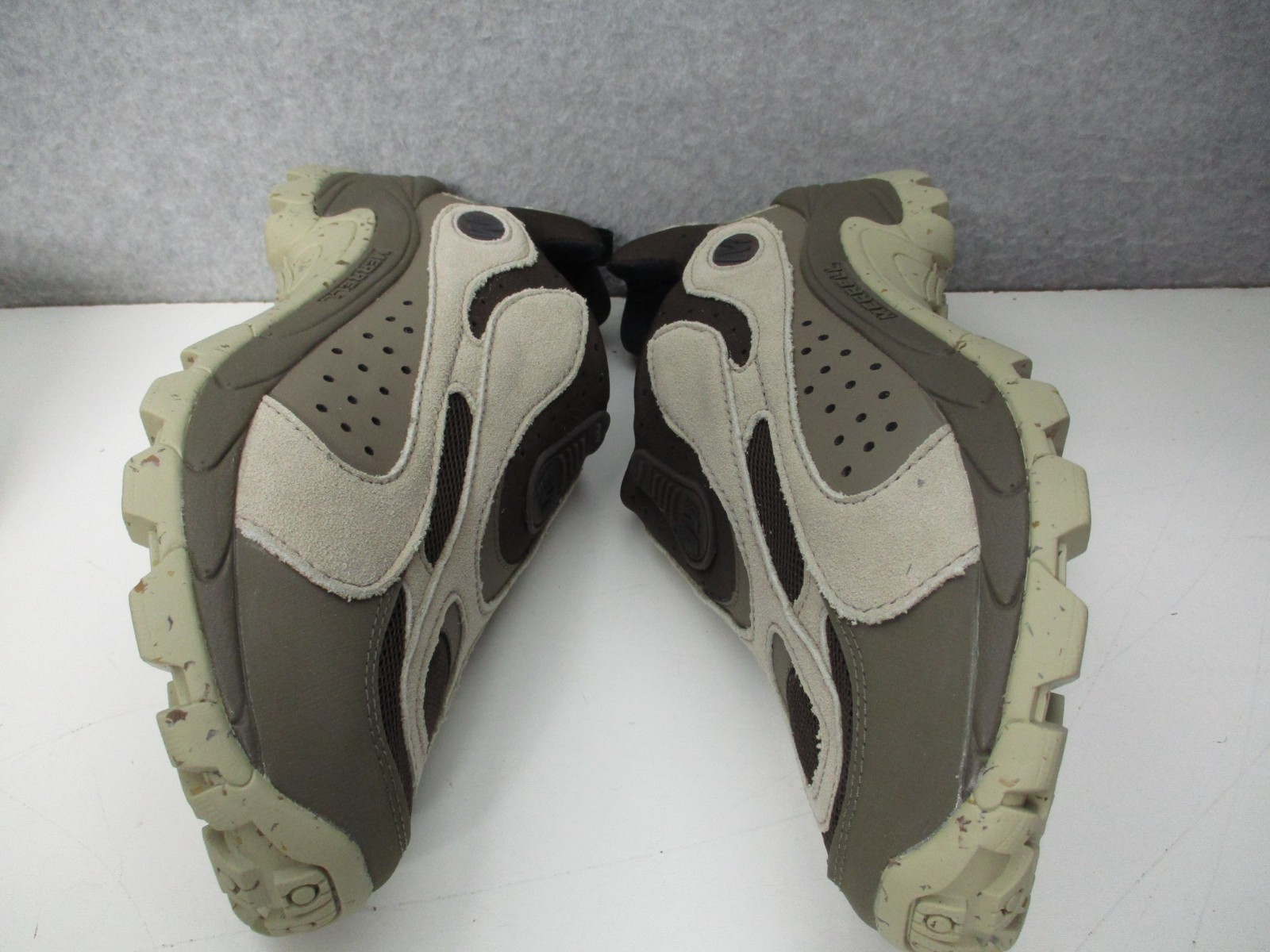 Merrell Moc Speed Streak Evo SE Suede Slip-On Shoes Brown/Beige Mens Sz 11