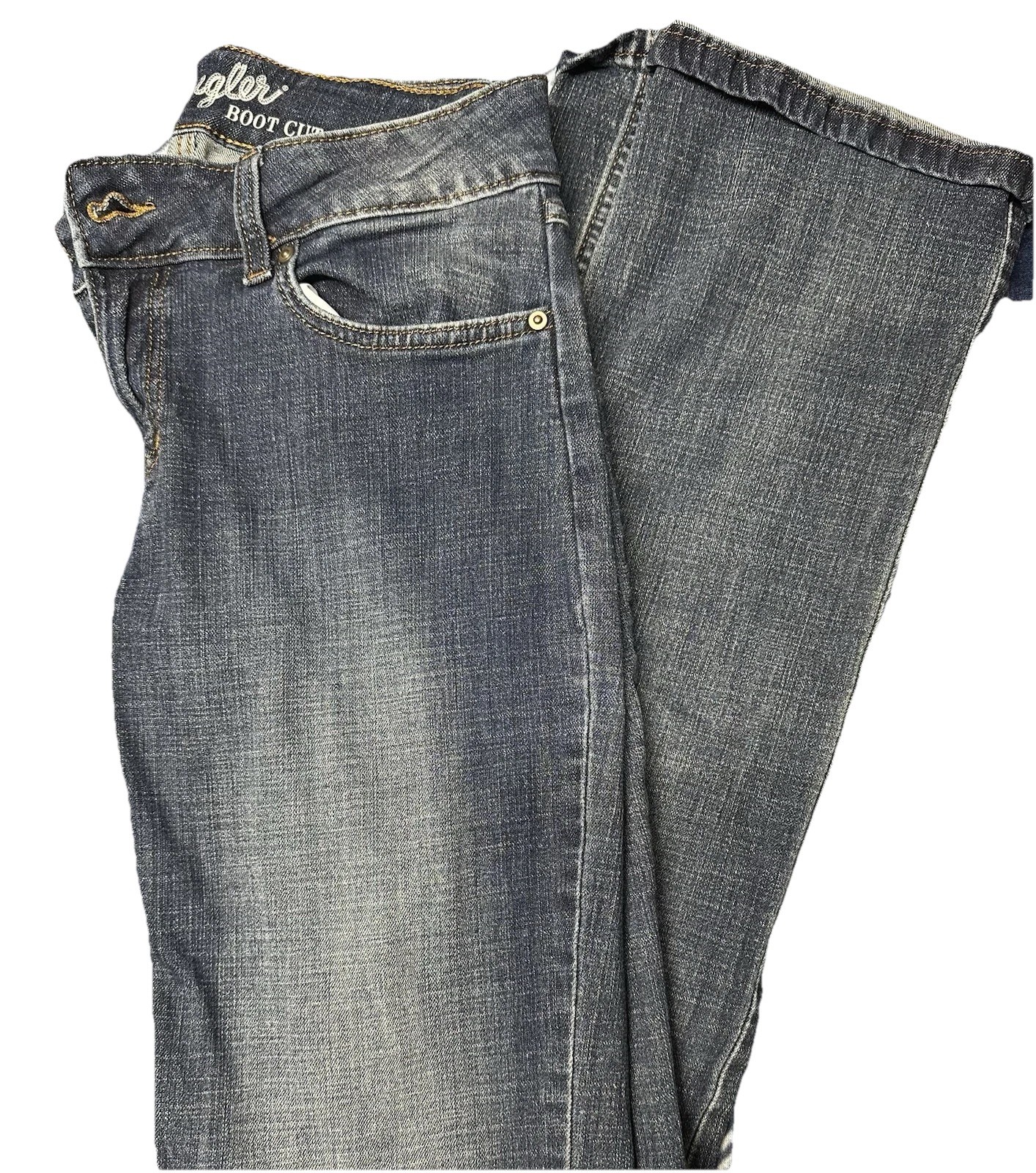 Wrangler Women’s Retro Bootcut Jeans Blue Denim, Size 7×34