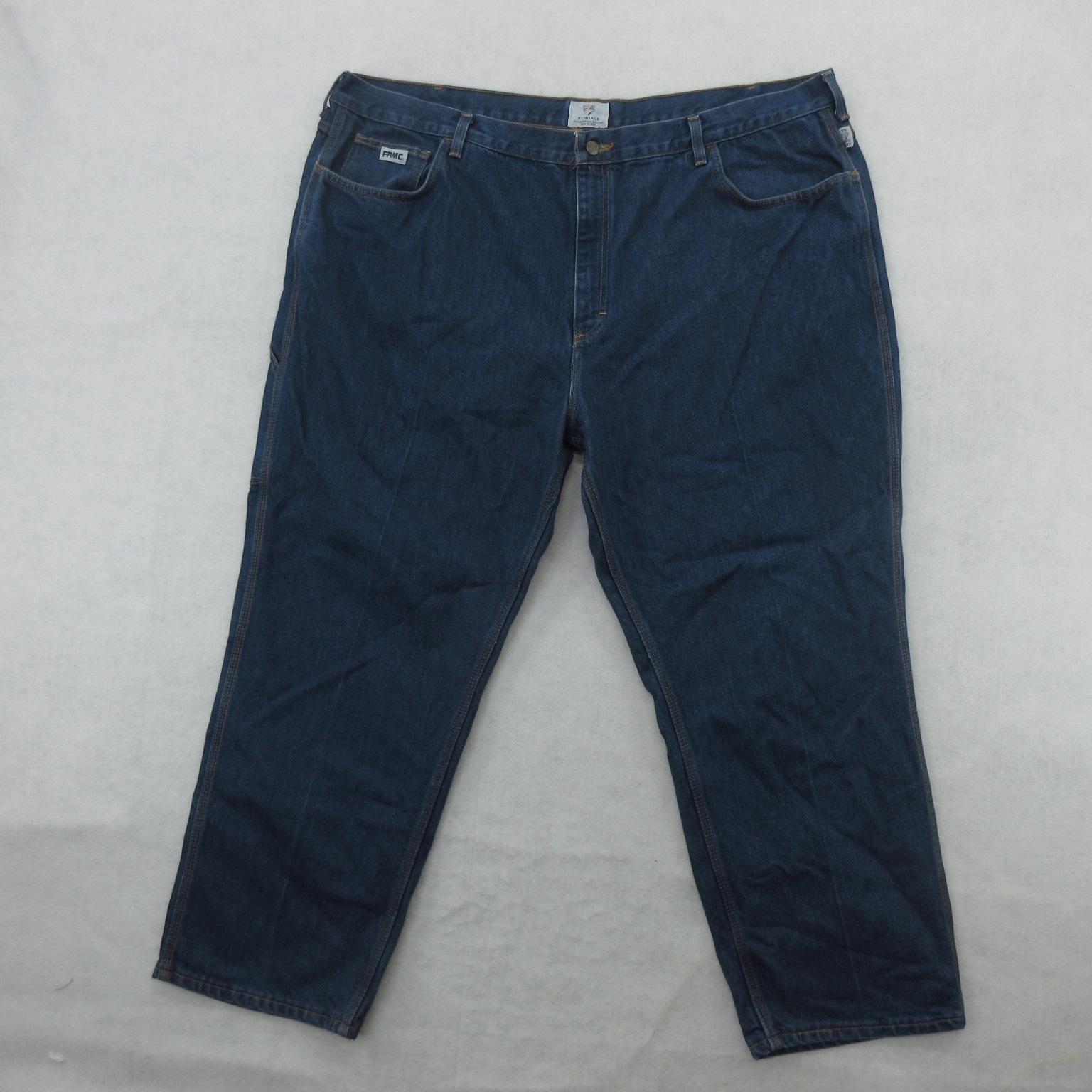 Tyndale Jeans Mens (Tag 50×30) 47X30 Blue Flame Resistant F290T FR Denim Pants