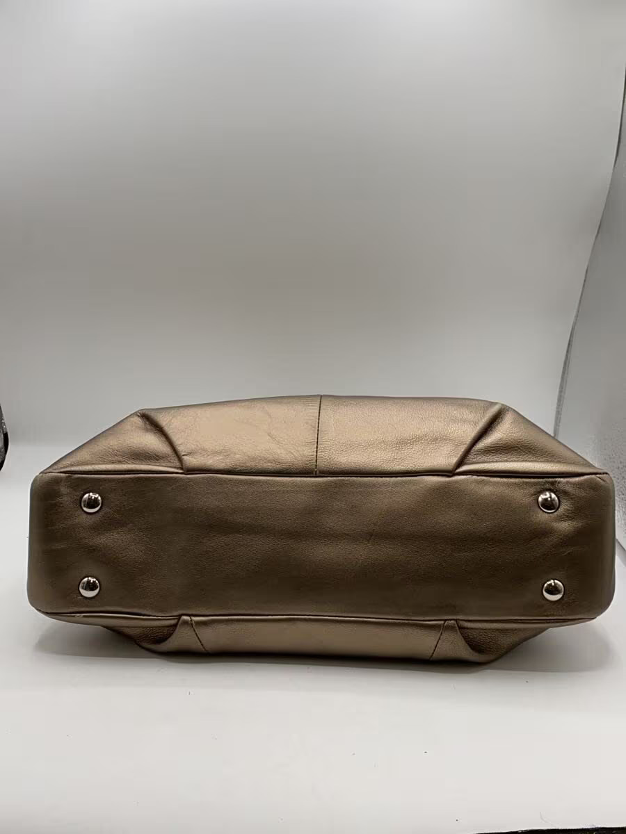 COACH Shoulder Bag Leather GLD N-H1175-F18751