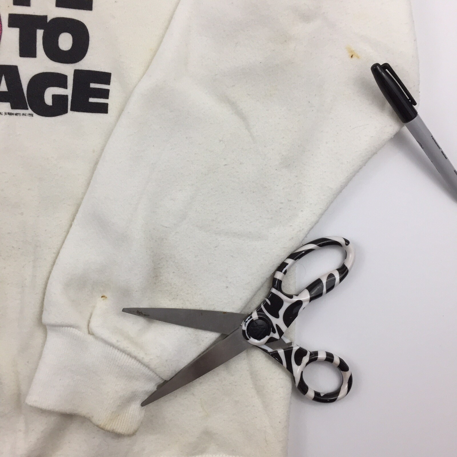 Vtg 90s Not Quite Ready to Act My Age Sweatshirt Kite Logo USA Hipster Retro L