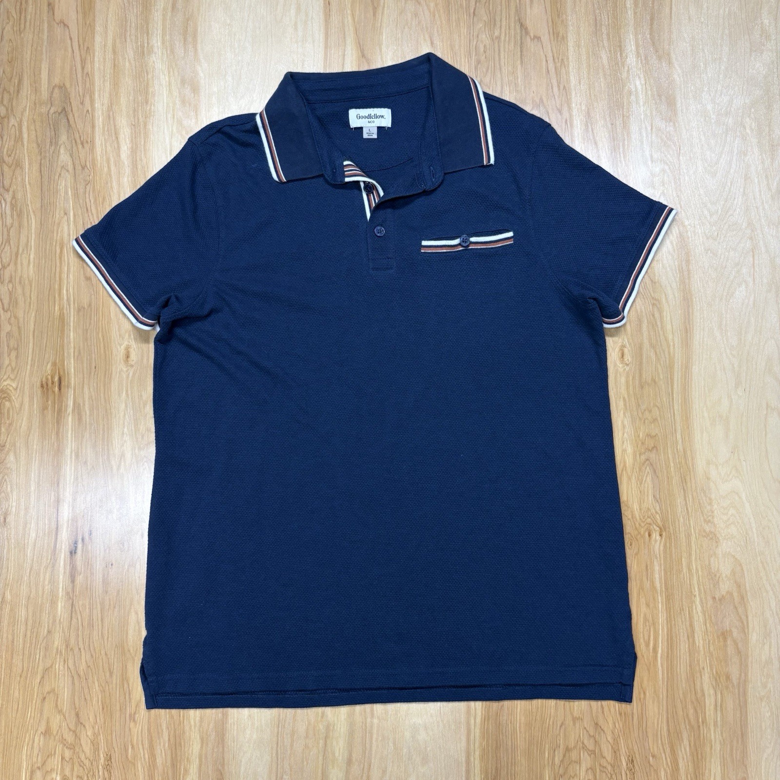 Goodfellow & Co. | Large | Navy Blue & Chrome