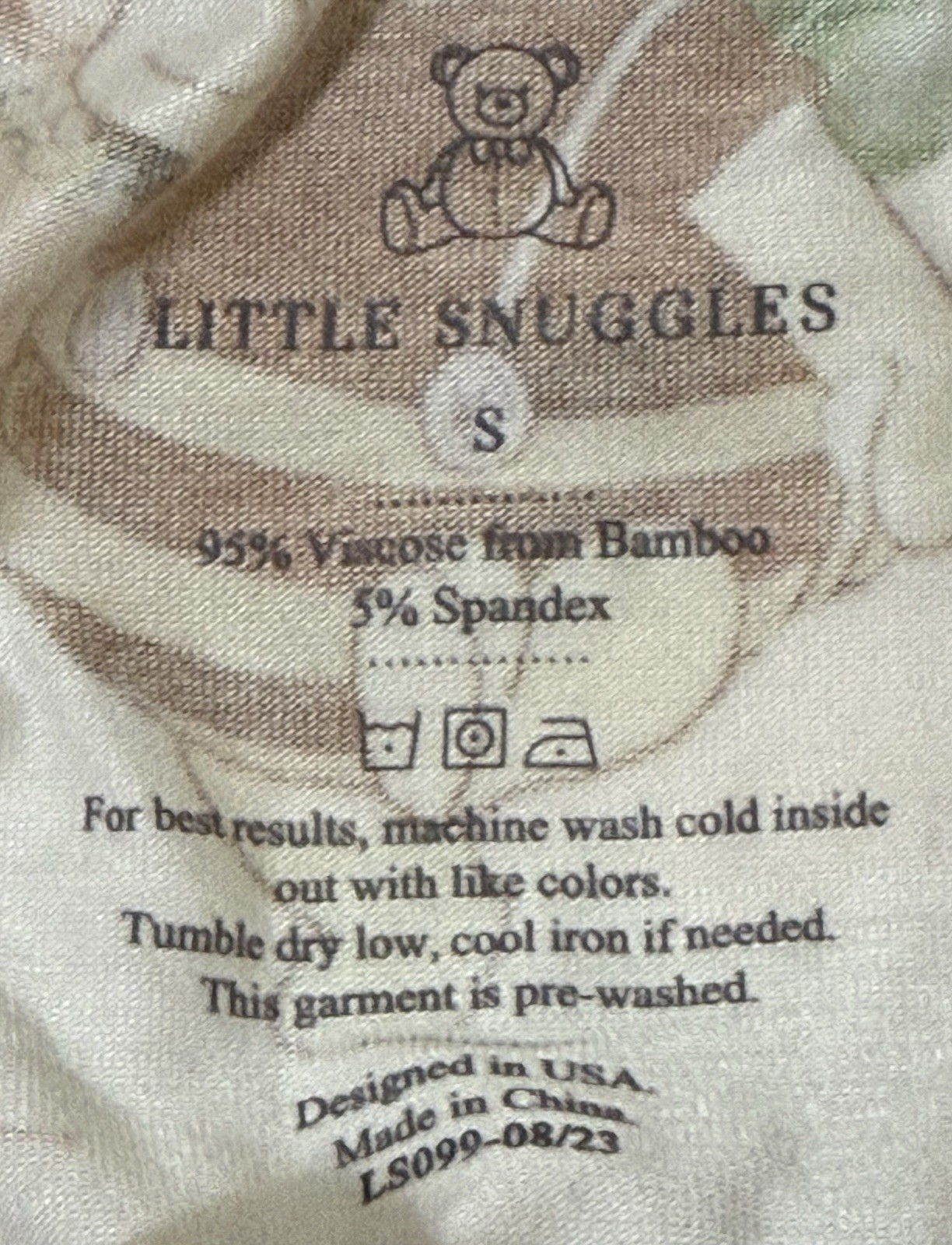 LITTLE SNUGGLES X CHARLIE’S PROJECT BAMBOO FABRIC POOH PAJAMA PANTS: SMALL