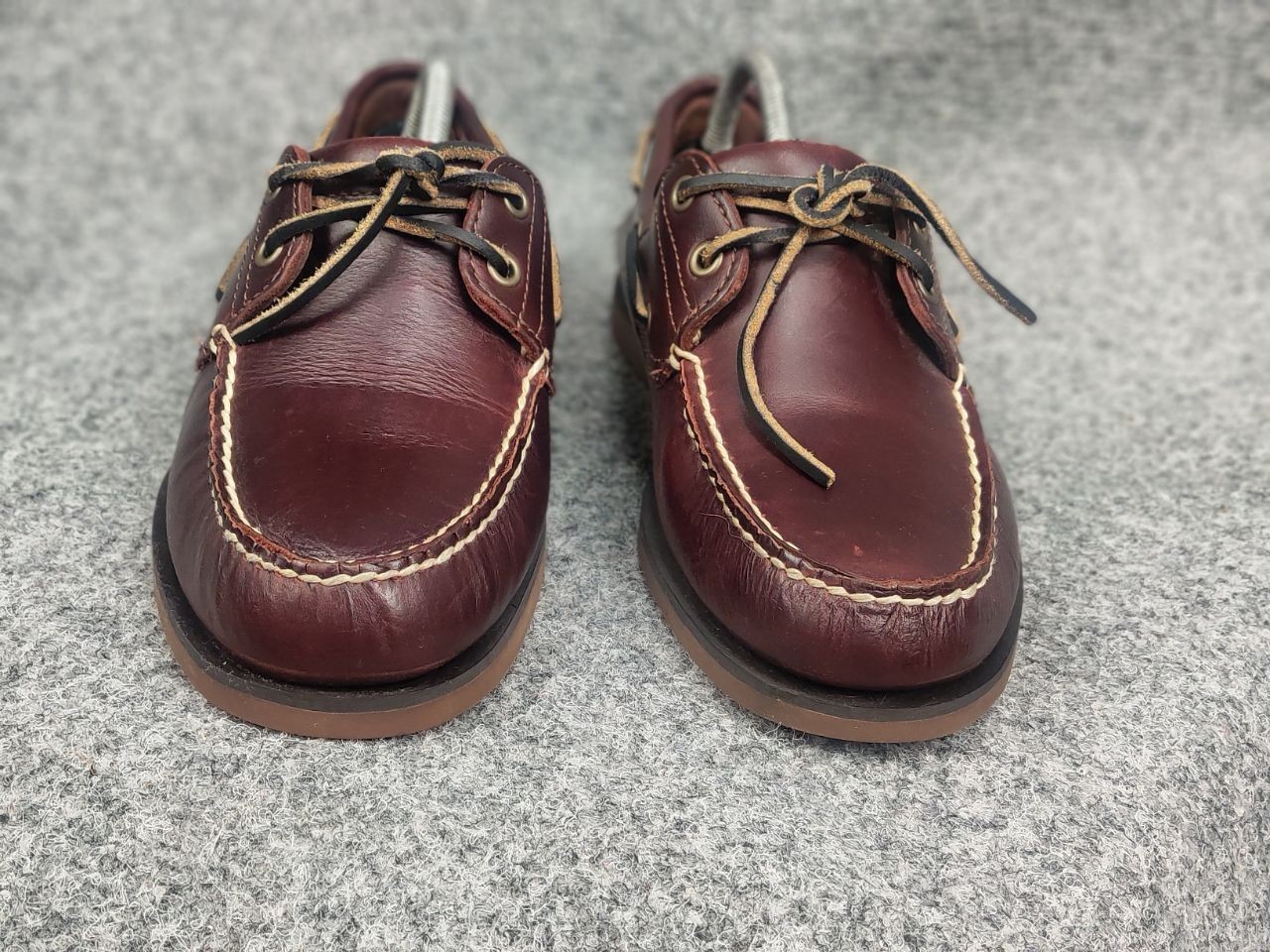 Timberland Classic 2-Eye Boat Leathe Shoes mens topsiders in brown Vintage Style