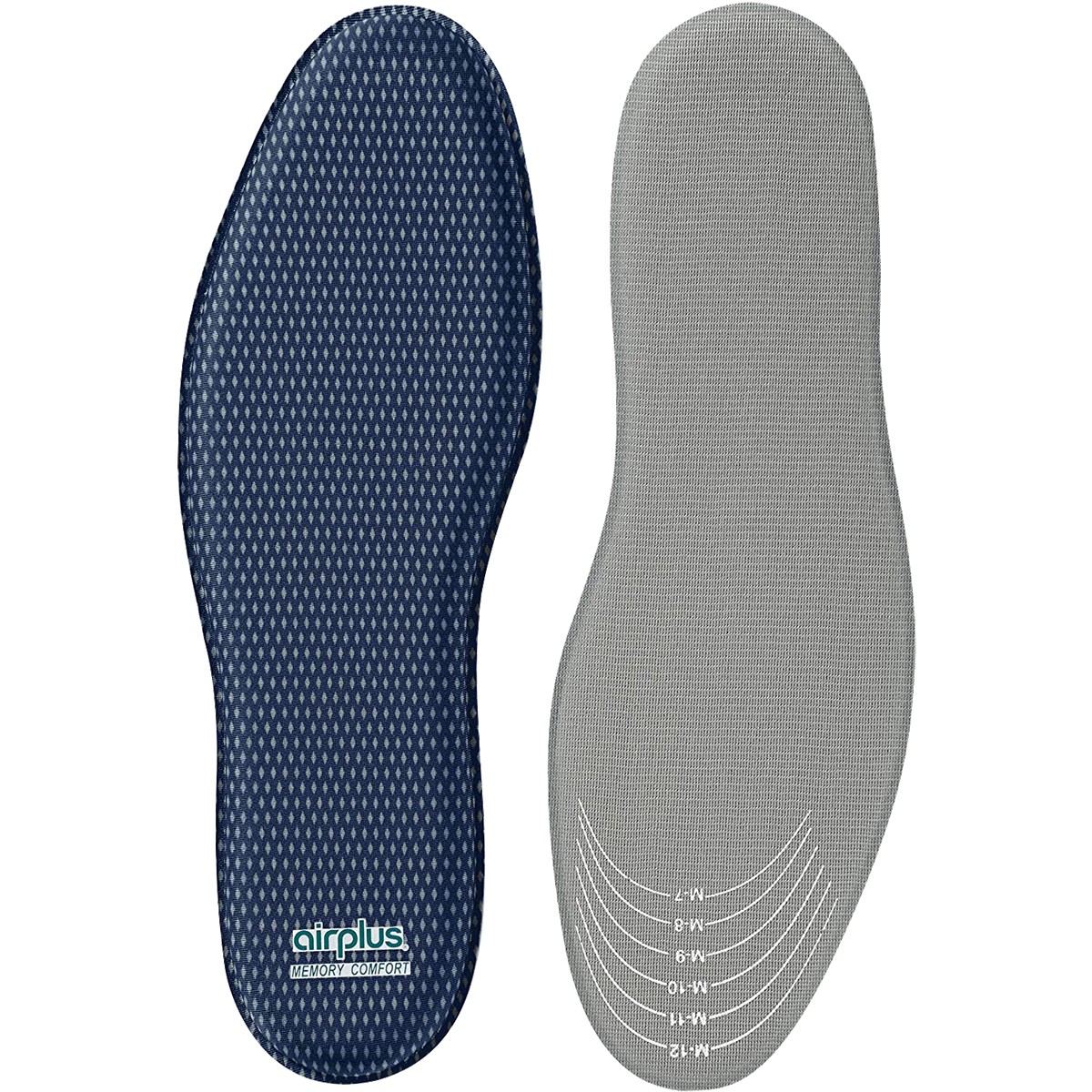 Airplus Men’s Size 7-13 Memory Comfort Pressure Relief Full Length Shoe Insoles