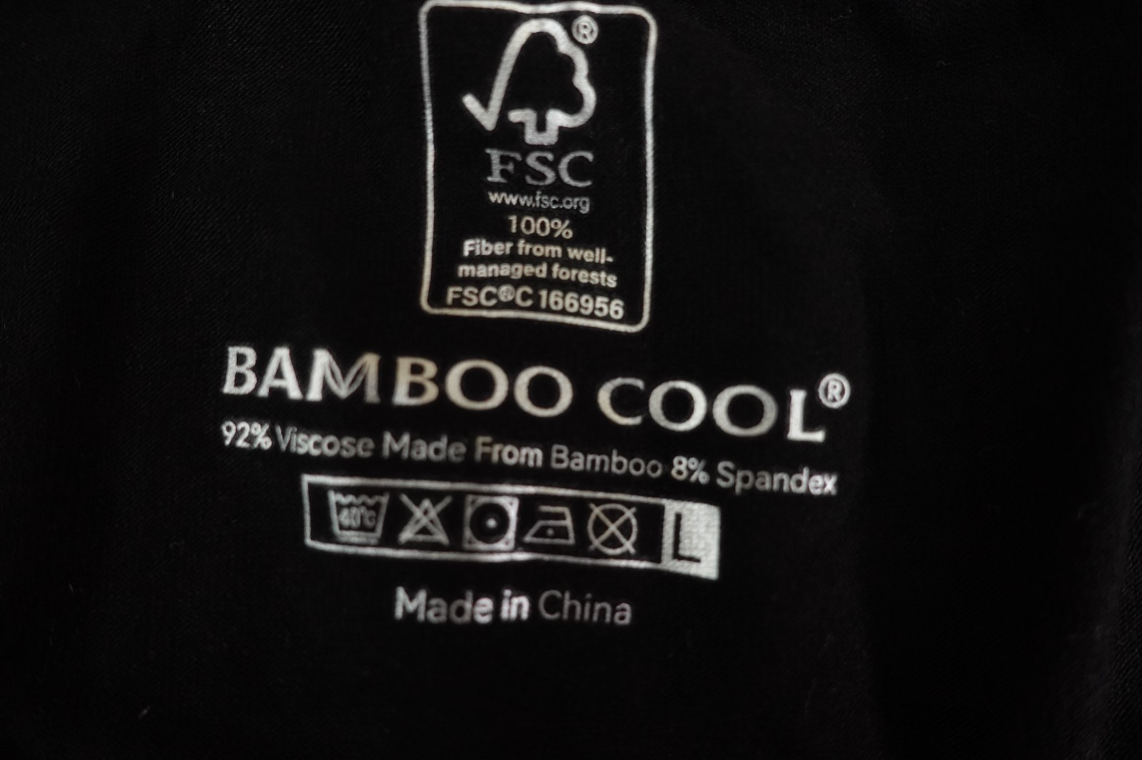 Bamboo Cool Mens Size Large Black Boxer Short Underwear New