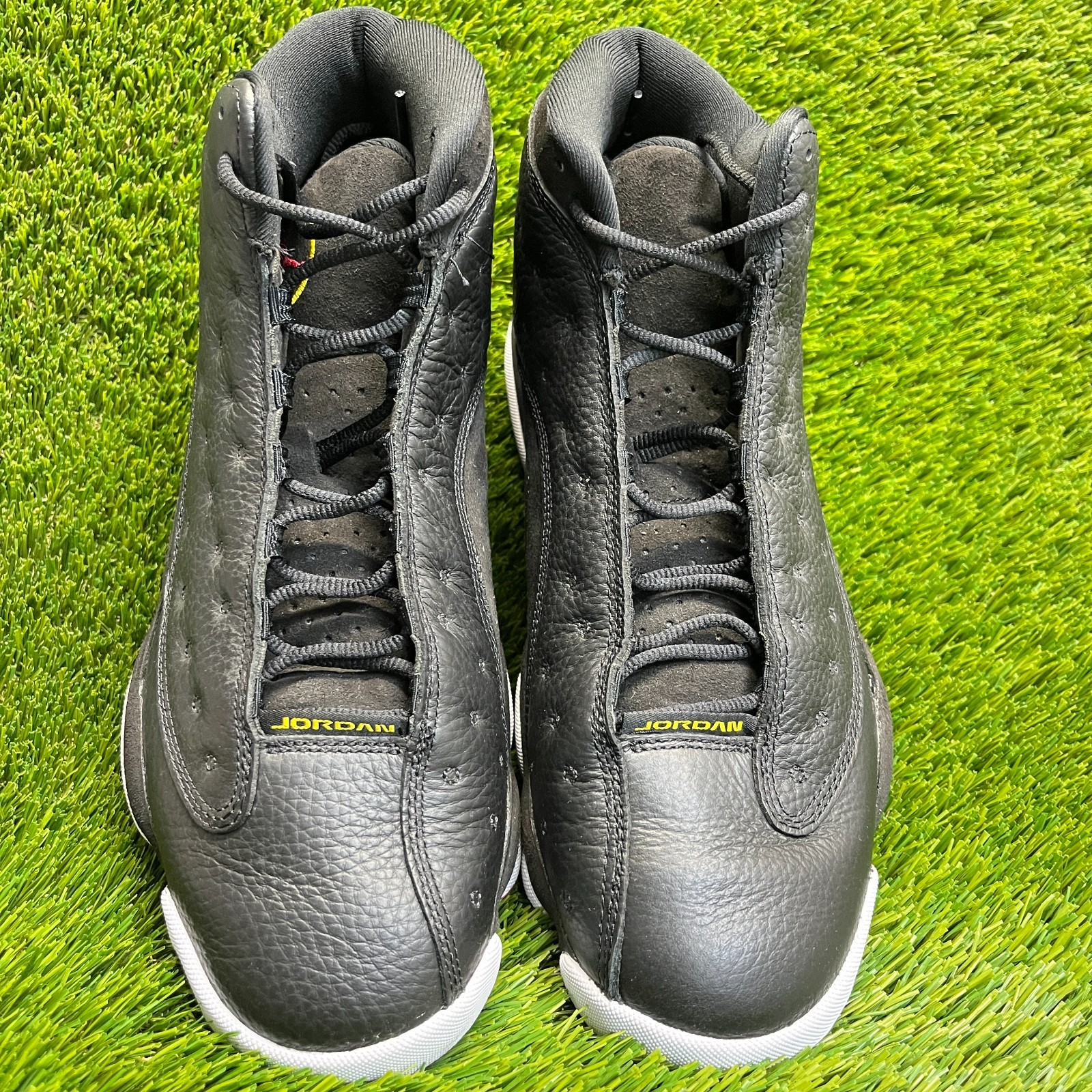 Nike Air Jordan 13 Retro Mens Size 12 Black Athletic Basketball Shoes Sneakers