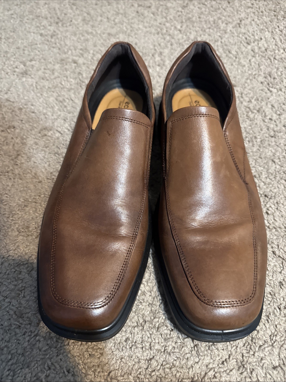 Ecco Helsinki 2 Mens Size 12 US 46 U Brown Leather