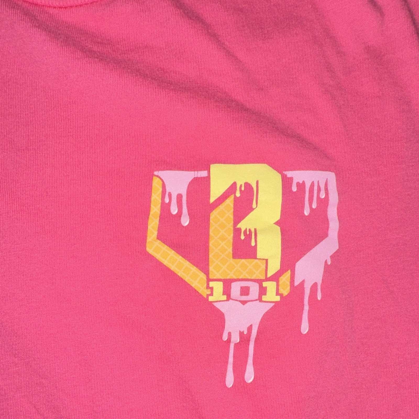 Baseball Lifestyle 101 BL101 Set Mens Size Small Baseball Graphic Logo Pink