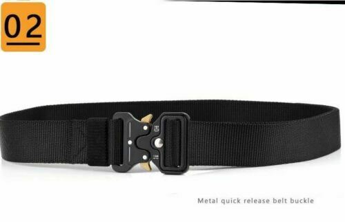 1.5” Magnetic Quick Release Buckle Nylon Webbing Military Tactical Belt