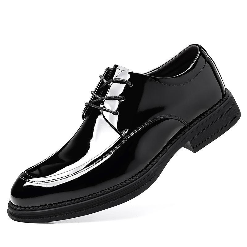 Men’s British Dress Formal Business Leather Lace Up Derby Wedding Shoes Office