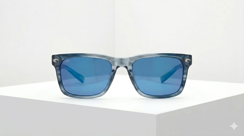 Costa Del Mar Tybee Ocean Currents frame Blue 580 glass lens NEW