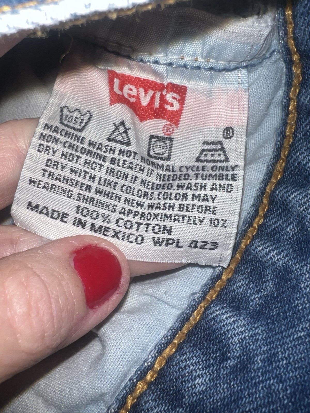 Levi’s 501XX 90’s Vintage Denim Medium Wash 36/29 Straight Leg Button Fly