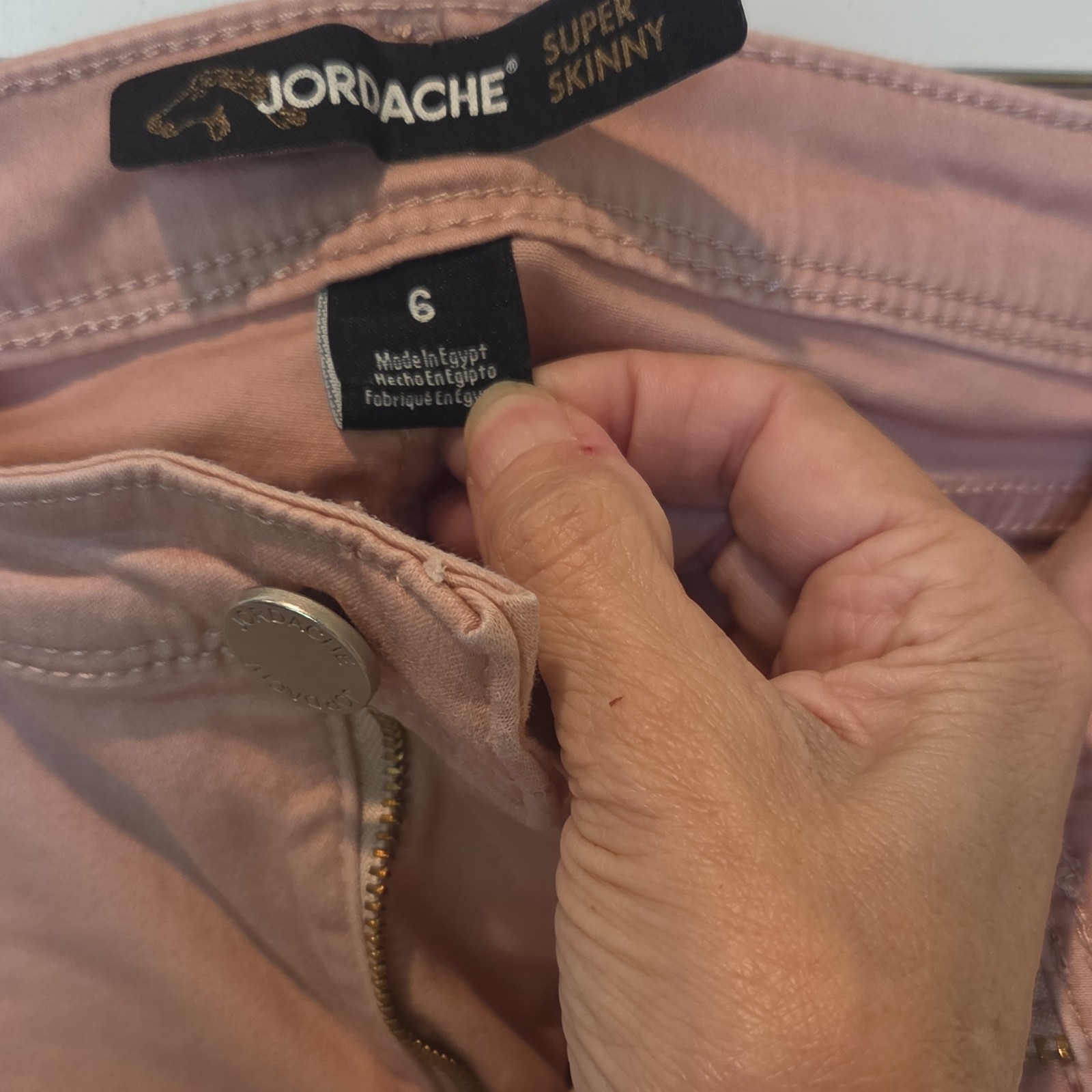 Jordache Skinny Jeans Size 6 D29