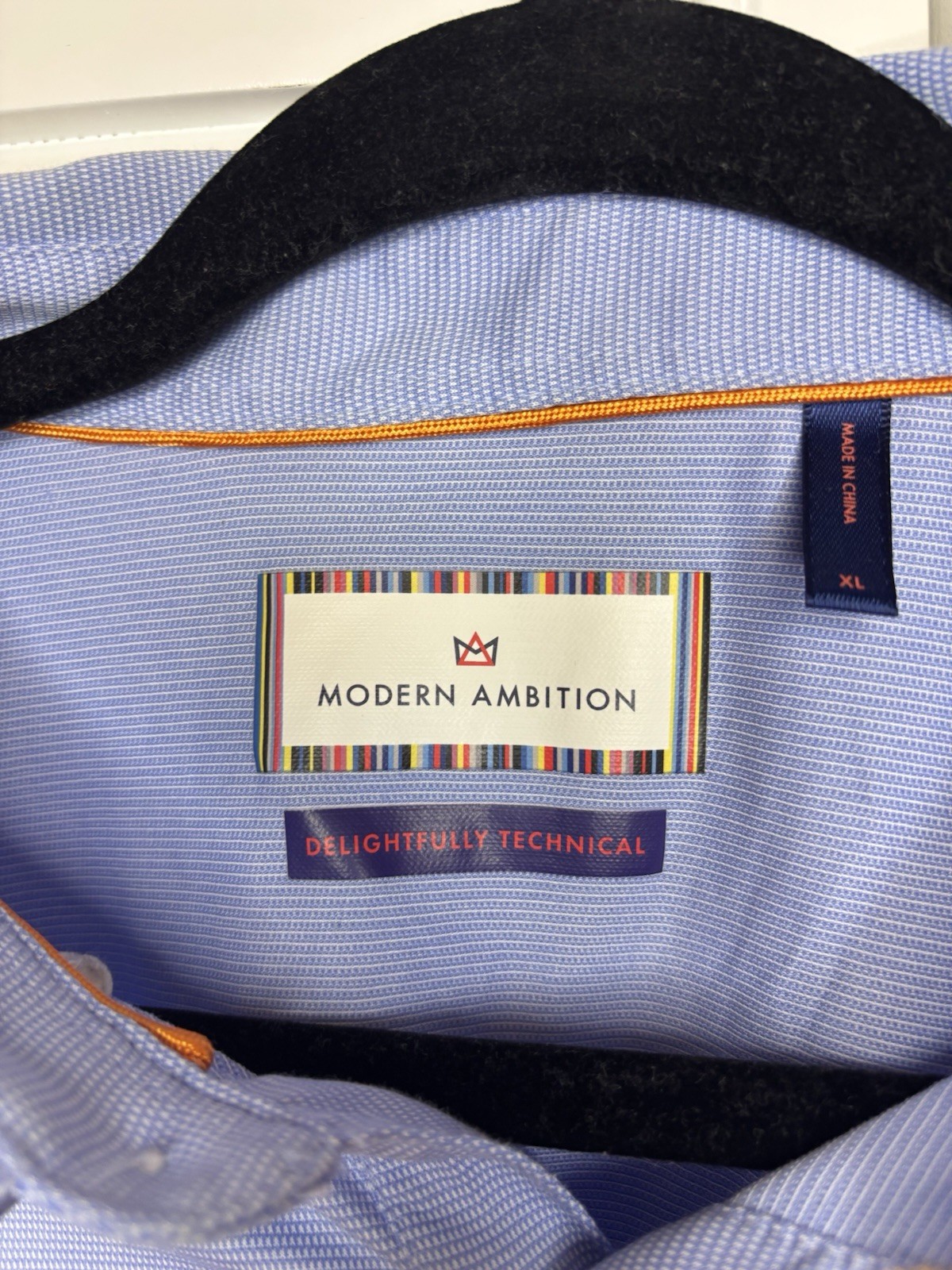Modern Ambition Delightfully Technical Men’s Polo Lot 2 XL (Blue Burgundy)