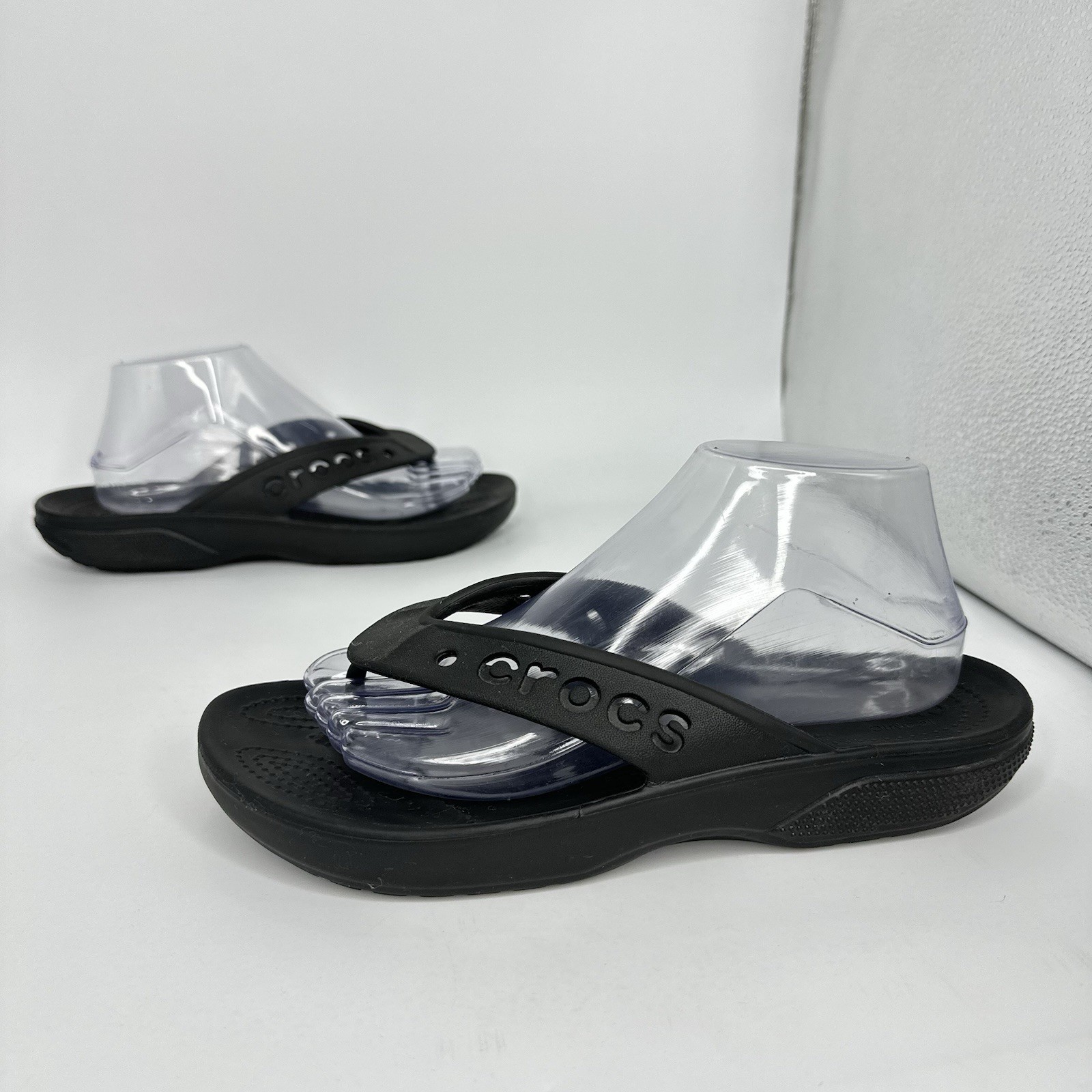 Crocs Sandals Baya II Flip Flop Black Slip On Women 9 US 210120
