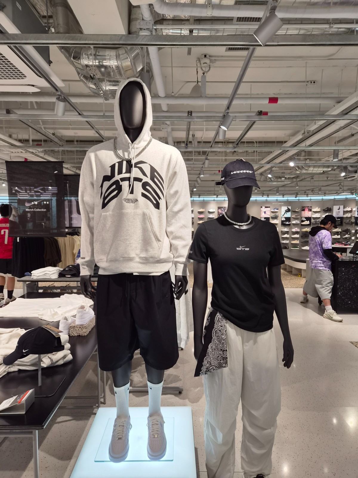 NIKE x BTS ARIRANG Korea Limited Grey Hoodie Original Merch Size L