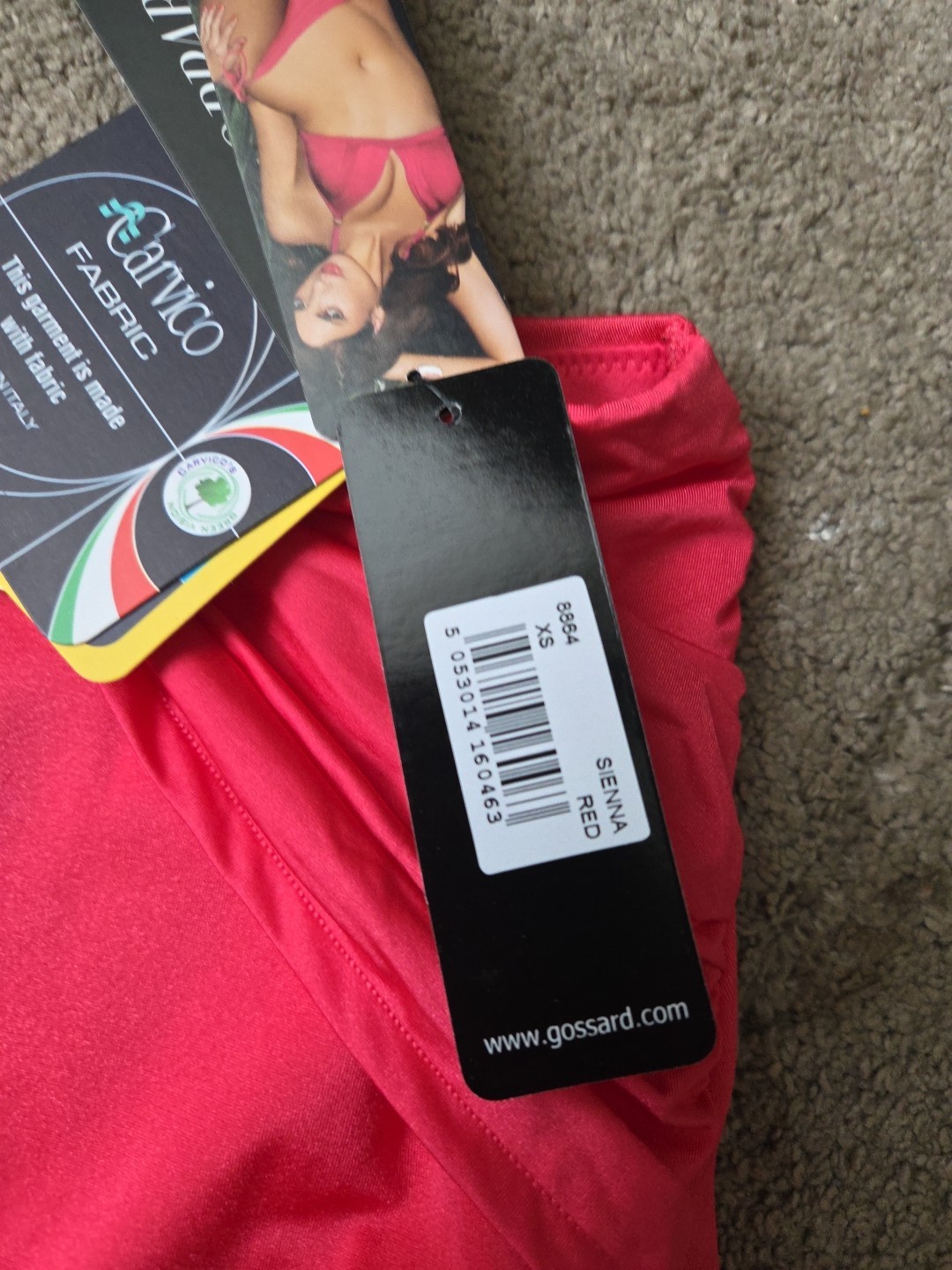 Gossard Unstoppables High Waist Bikini Brief/Bottoms SIZE UK XS Pink BRAND NEW