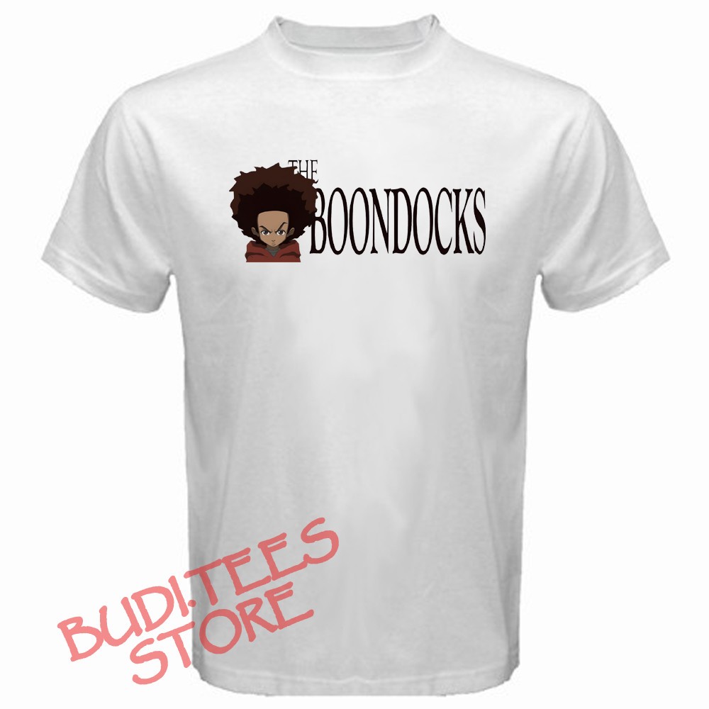 The Boondocks Cartoon TV Show Men’s White Size S-5XL