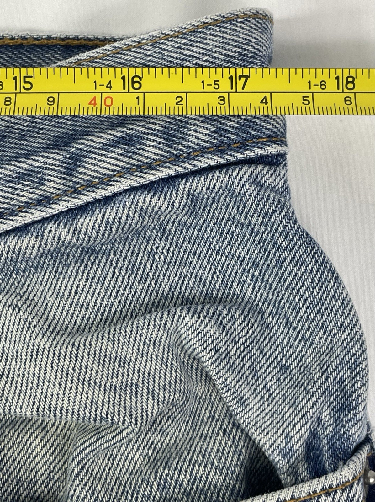Vintage Calvin Klein Men’s 36×30 Stone Washed Blue Jeans “Fit Like 34×30”