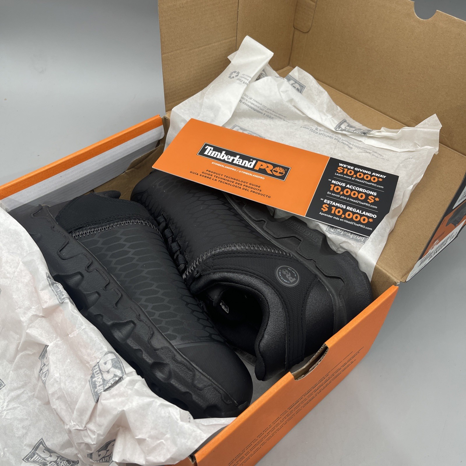 Timberland PRO Men’s Powertrain Sport Alloy Safety Toe Work Shoe Size 8 W/L New
