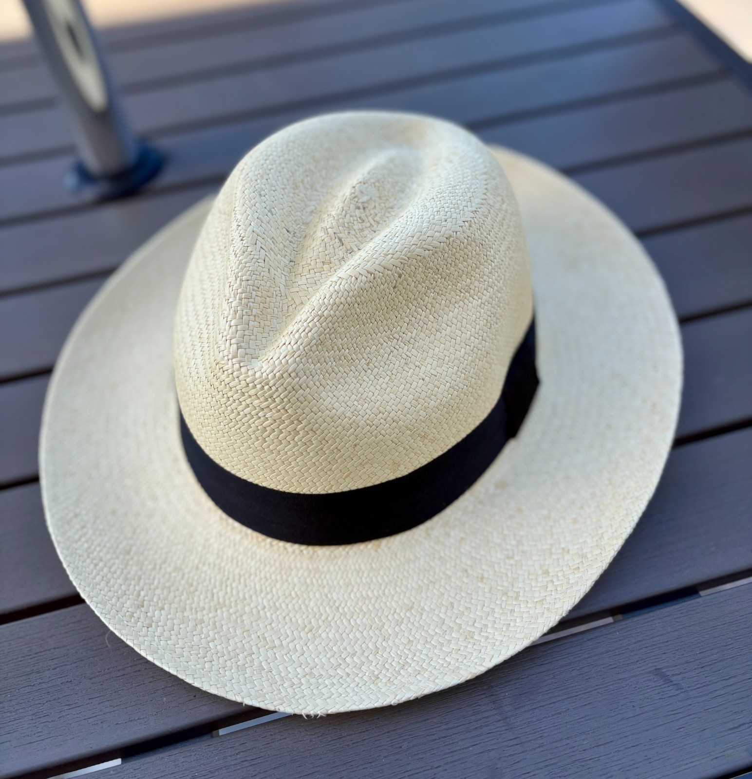 Genuine Panama Hat, 100% Toquilla Straw, Handwovwn in Ecuador, Fedora