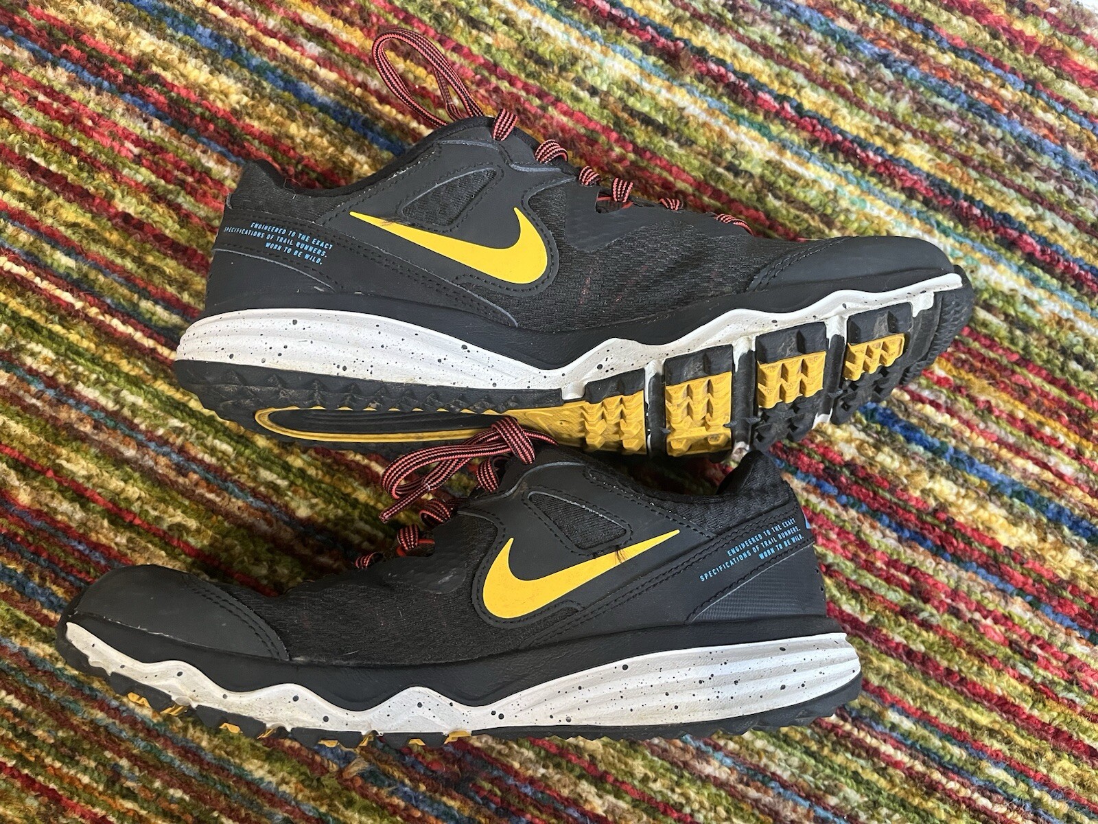 Nike Juniper Trail Dark Sulfur CW3808-005 Trailing Running Shoes Mens Size 6