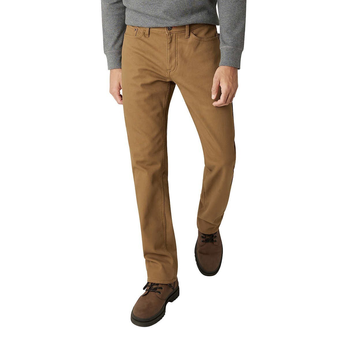 WeatherProof Vintage Stretch Canvas Fleece Lined Men’s Casual Pants 32×30 WHEAT