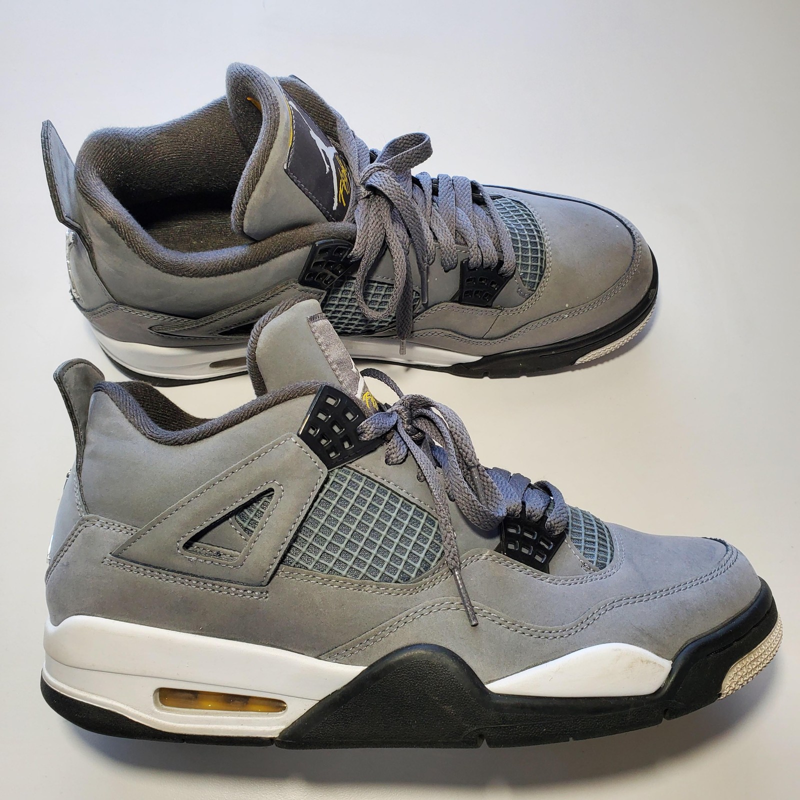 Jordan Air Jordan 4 Retro Shoes Mens Size 10.5 Cool Grey 2019 Nubuck 308497-007