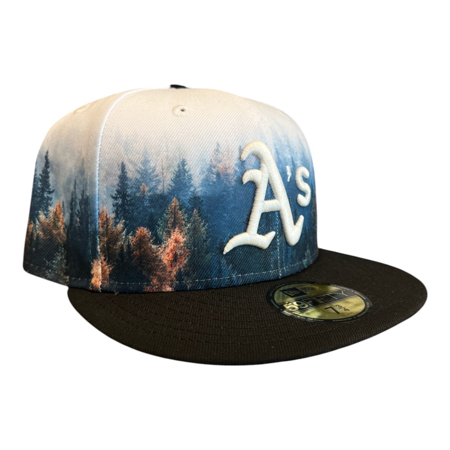 New Era Oakland Athletics 59FIFTY Fitted Hat Cap Photoreal Pack Size 7 7/8