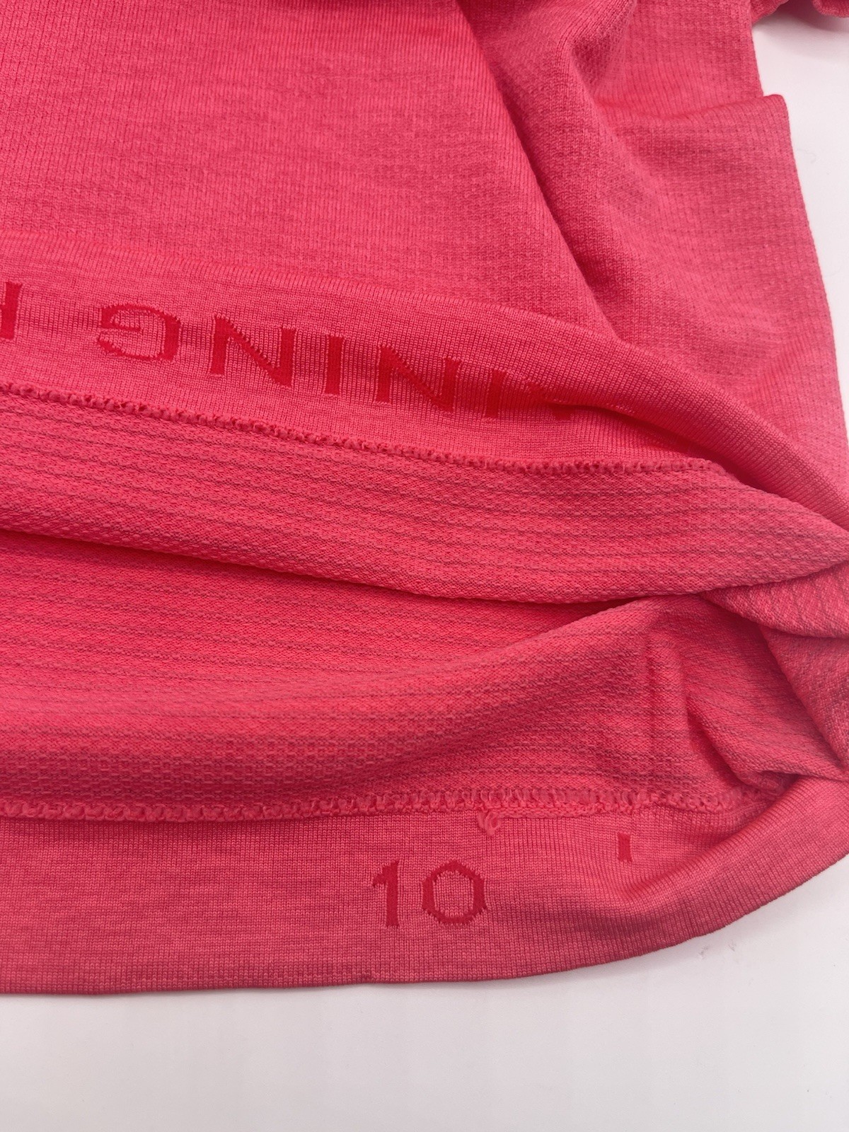 LULULEMON Swiftly Tech 2.0 Womens 10 Glaze Pink Short Sleeve Athleisure Shirt