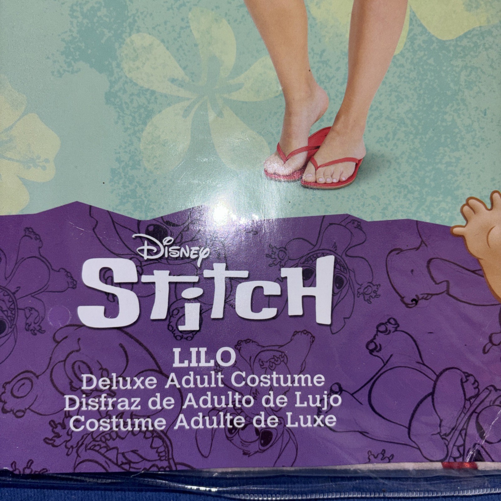 Disney Adult Lilo And Stitch LILO Dress Costume -size 8-10 Medium Cosplay