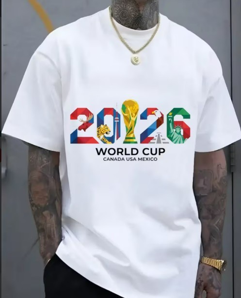 2026 FIFA World Cup Inspired T-Shirt, Unisex, Football, soccer, XLarge